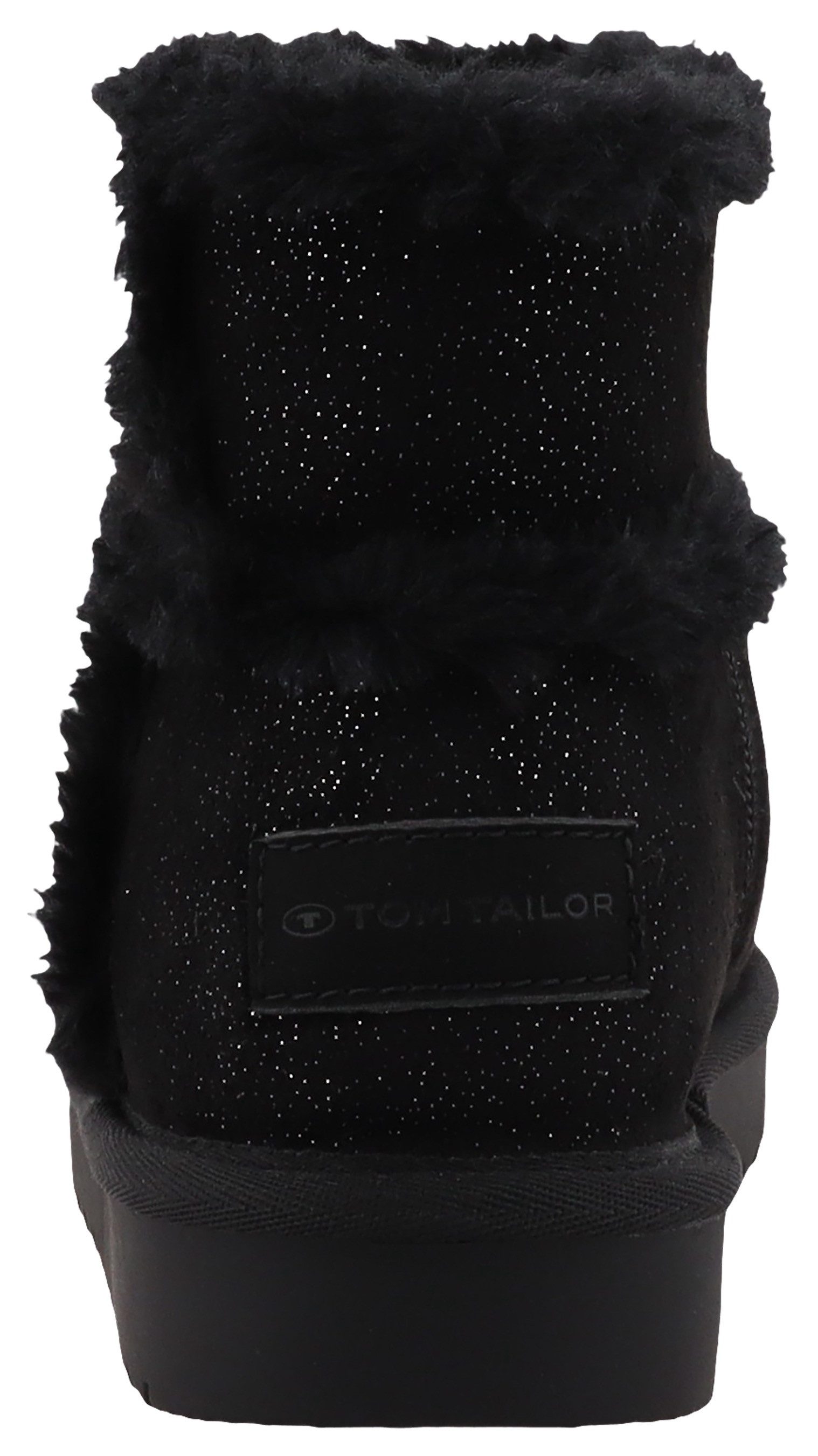 Tom Tailor Winterlaarzen , plateau, instappers met elegante glitterprint