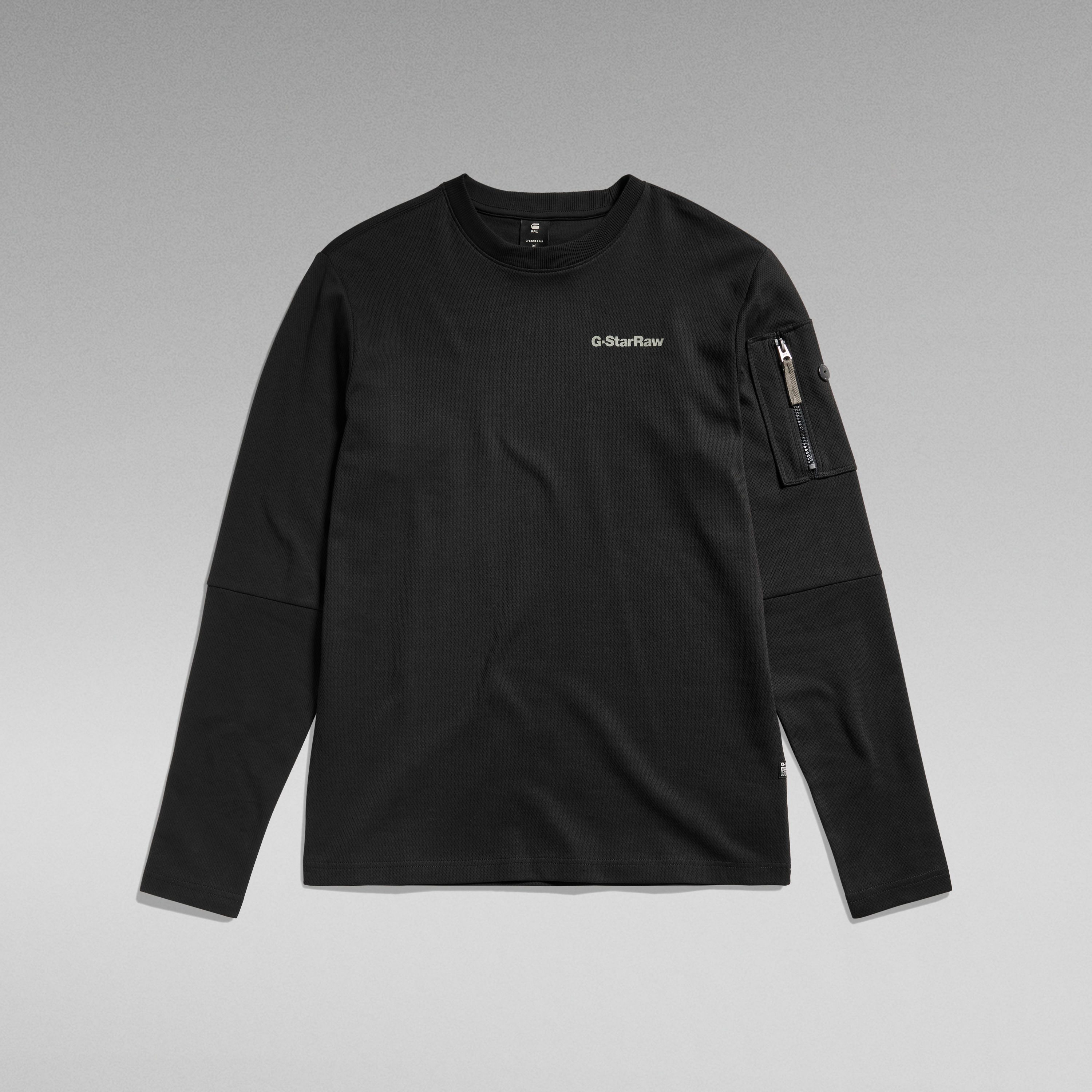 G-Star RAW Longsleeve met ritszak op de arm