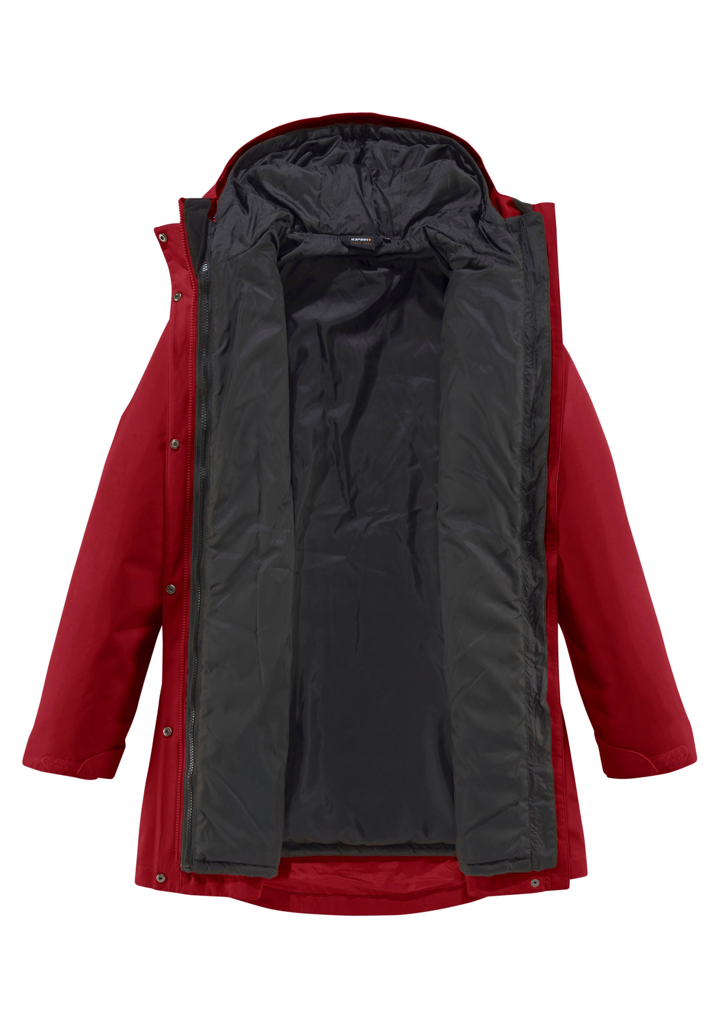 Icepeak Functionele 3-in-1-parka PHILIPPSBU Winterjas waterdicht, winddicht & ademend