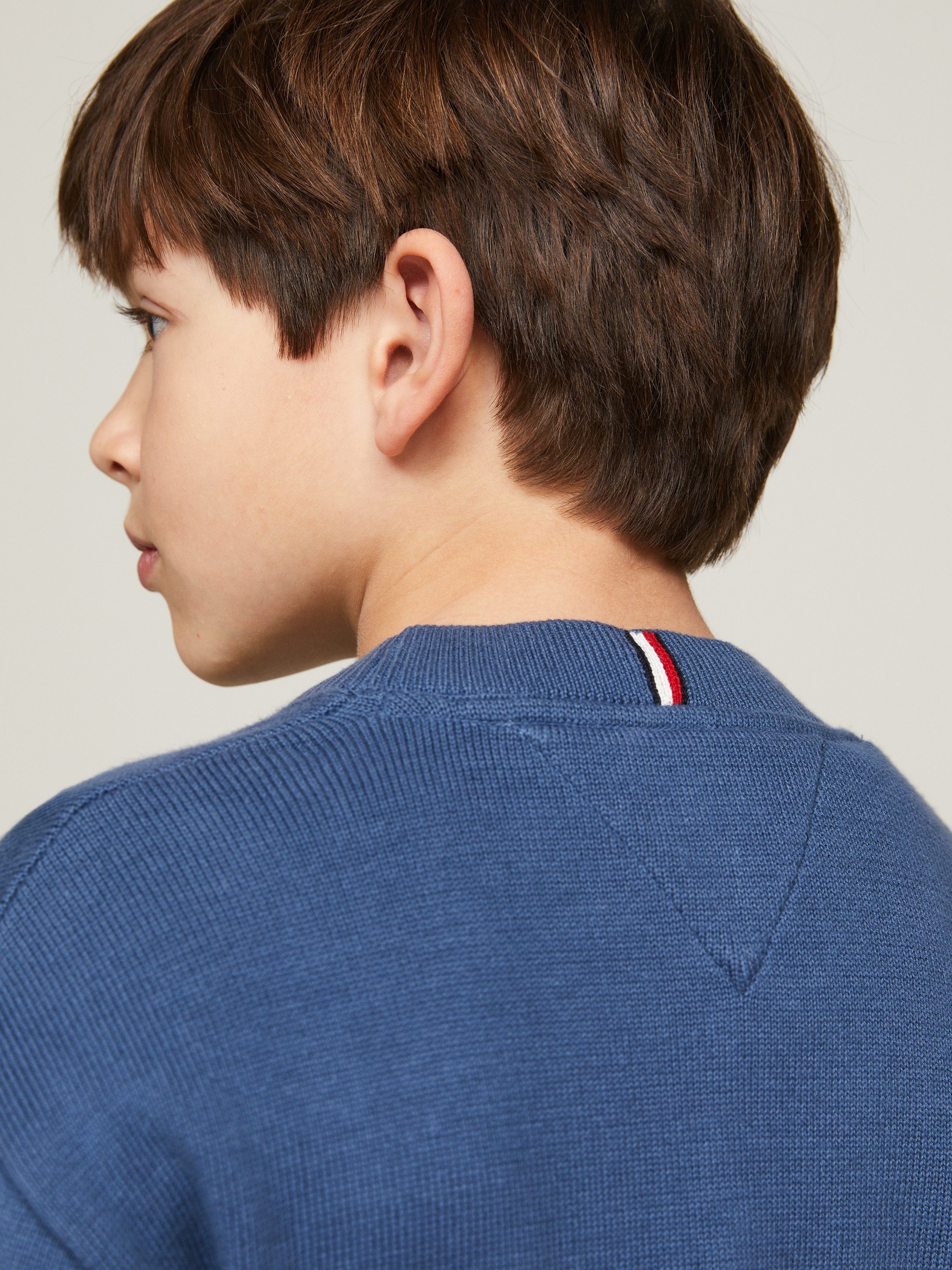 Tommy Hilfiger Gebreide trui ESSENTIAL SWEATER Kinderen tot 16 jaar met logostiksel