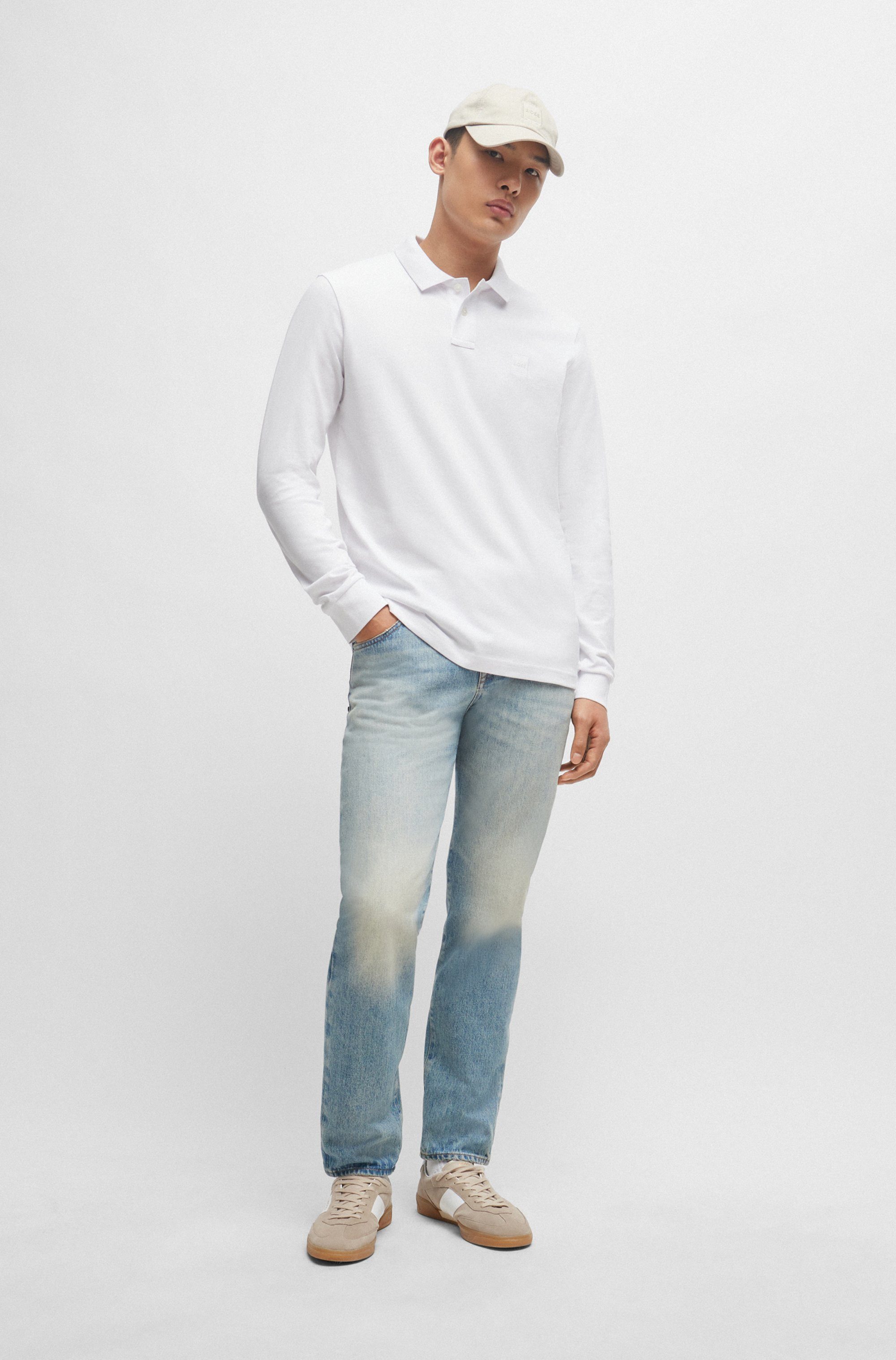 Boss Orange Poloshirt Passerby met boss badge