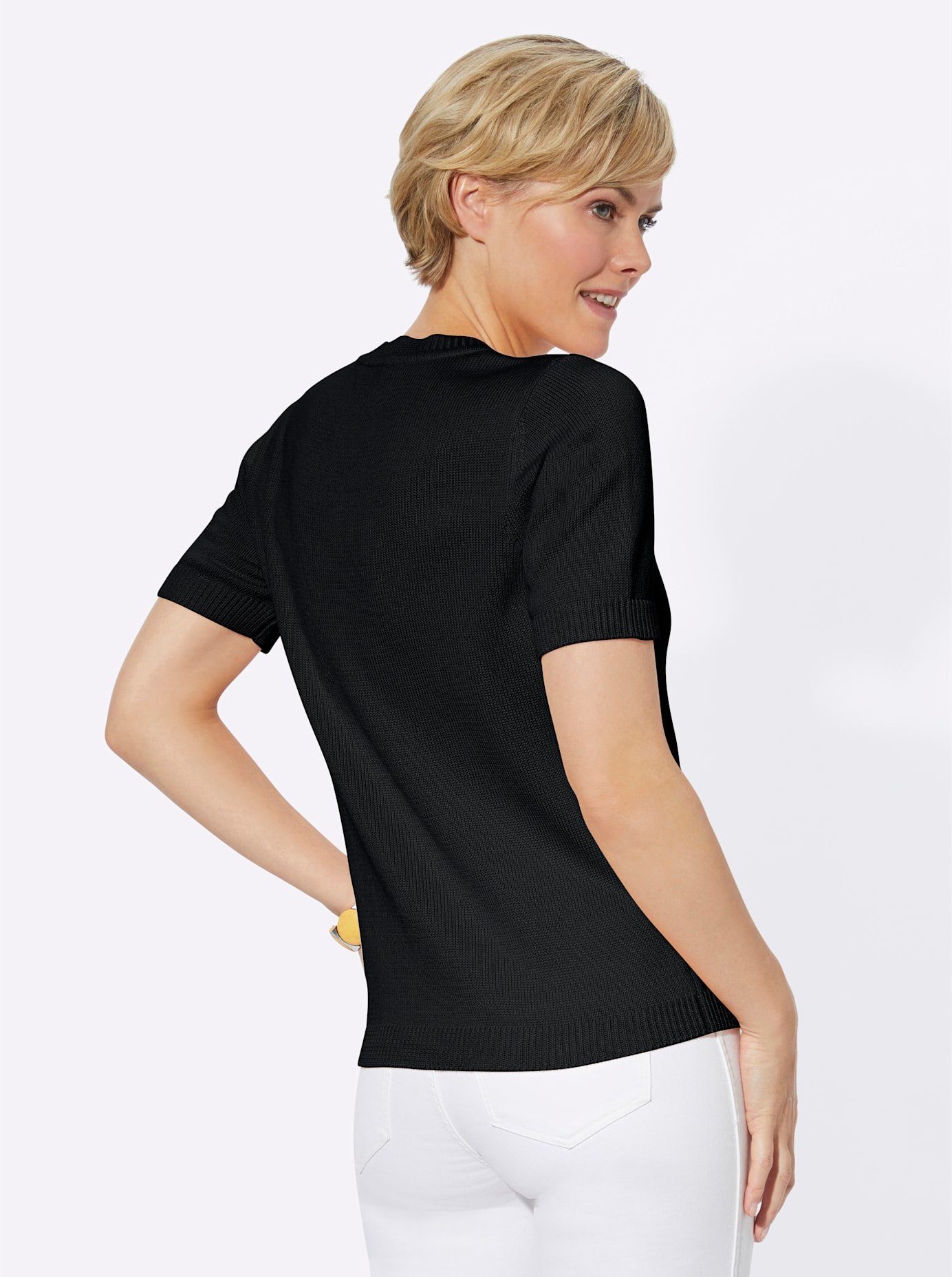Casual Looks Trui met korte mouwen Trui