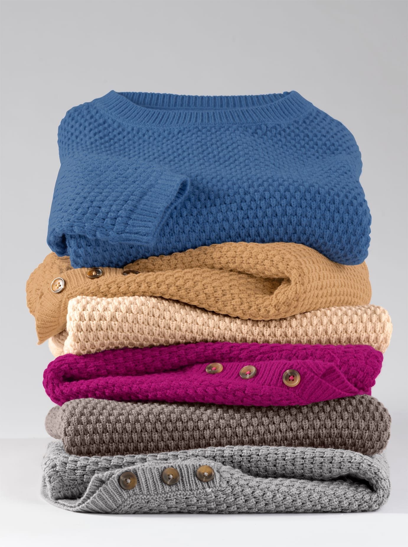 Classic Basics Gebreide Trui met lange mouwen