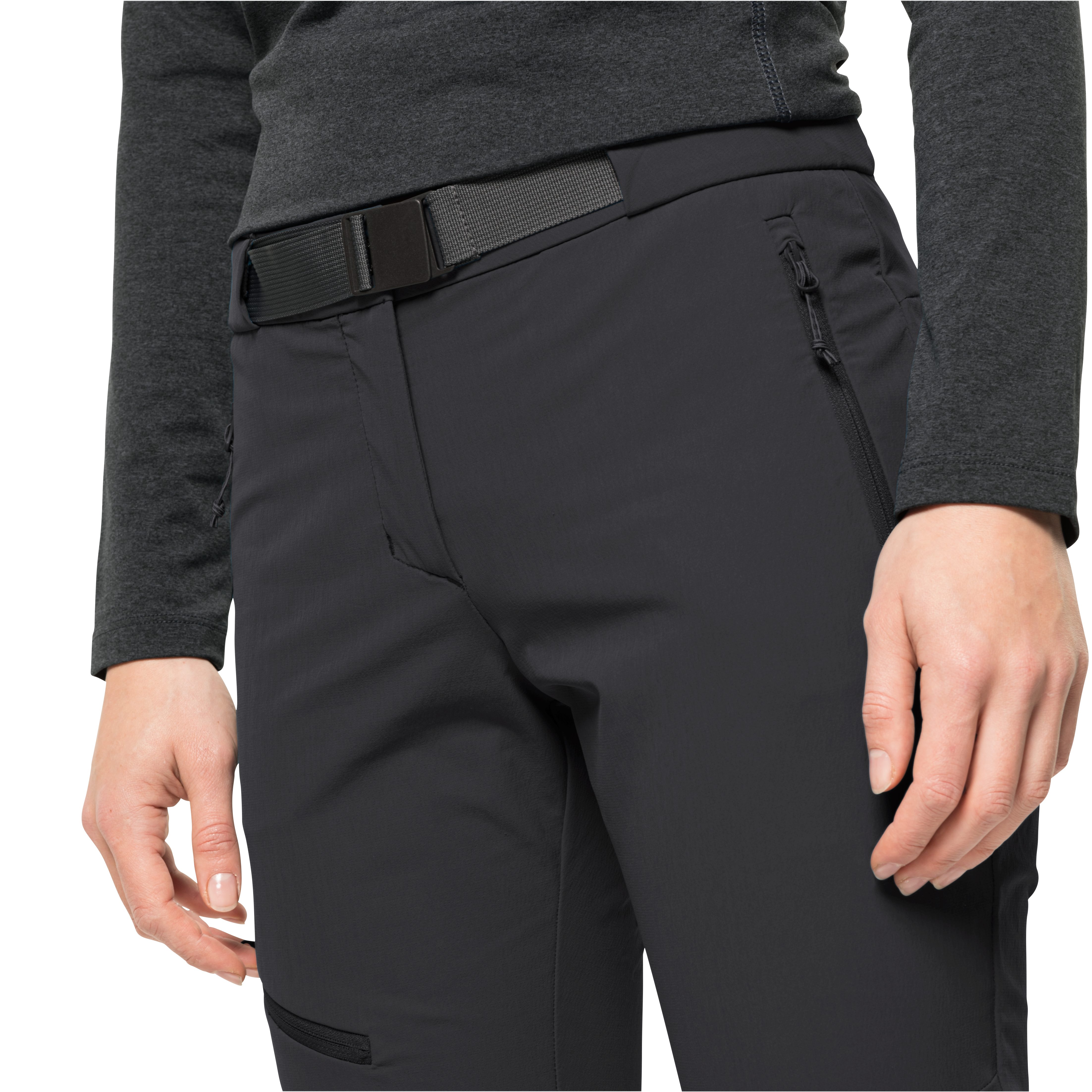 Jack Wolfskin Outdoorbroek HOLDSTEIG PANTS W hoog ademende, robuuste en elastische softshell broek