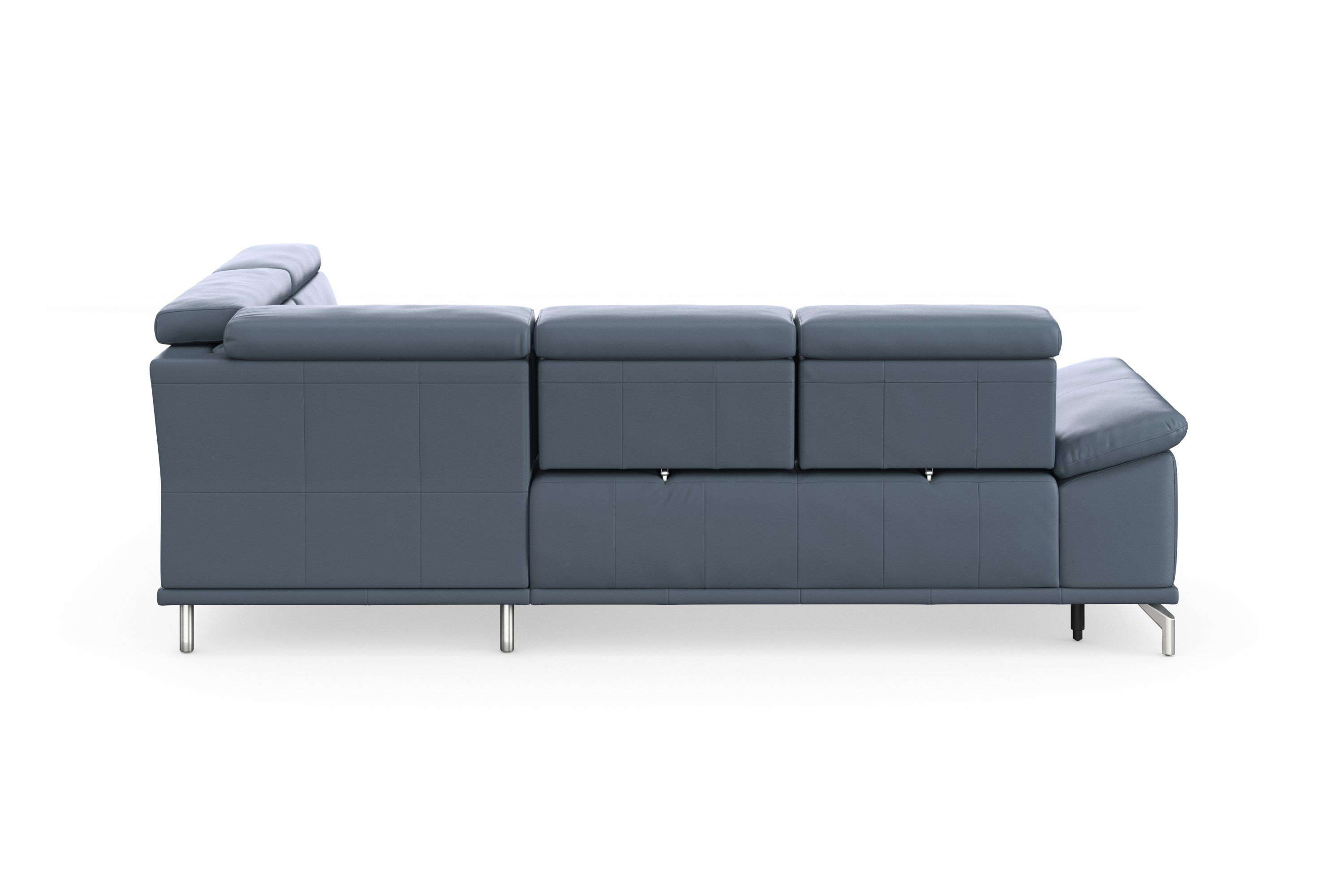 sit&more Hoekbank Cabrio L-vorm, met zitdiepteverstelling, arm- en hoofdsteunverstelling