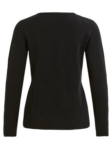 Vila Trui met V-hals VIRIL V-NECK L/S KNIT TOP - NOOS