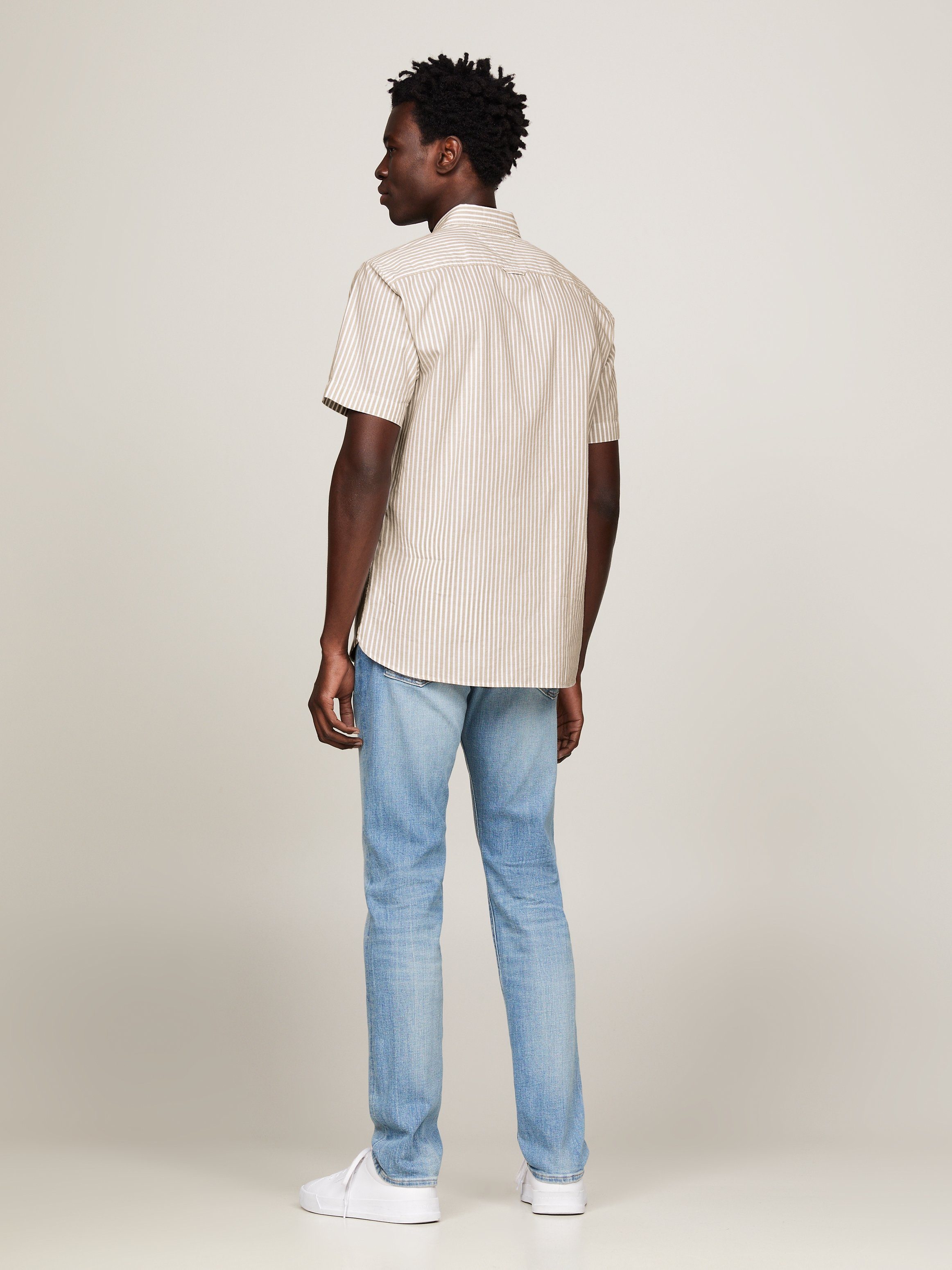 Tommy Hilfiger Overhemd met korte mouwen W-CO LI CLASSIC STP RF SHIRT