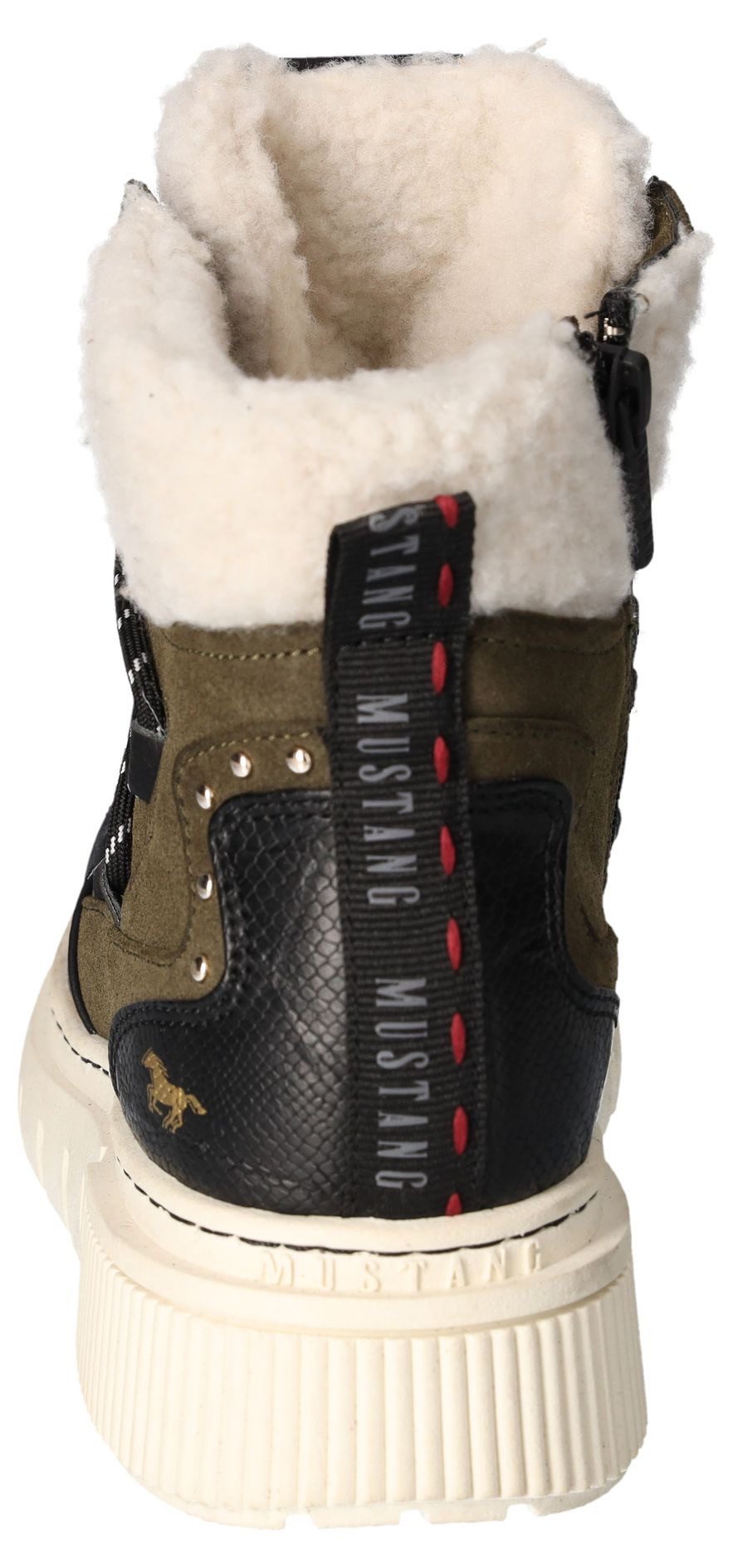 Mustang Shoes Winterlaarzen veterschoenen snowboots met praktische binnenrits