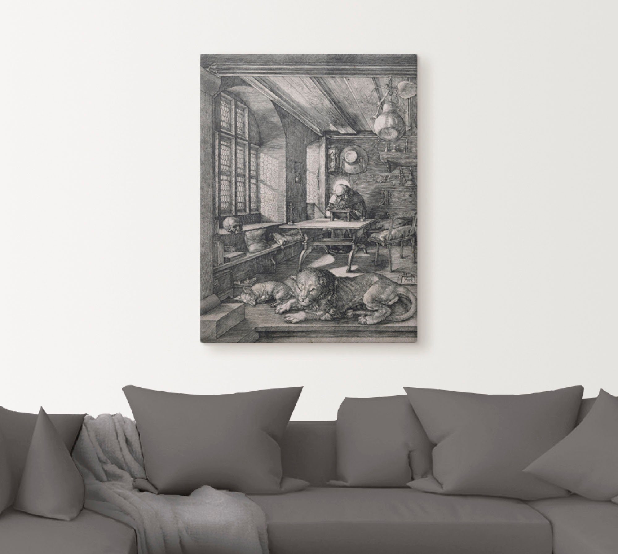 Artland Artprint op linnen Hiëronymus in een kist. 1514