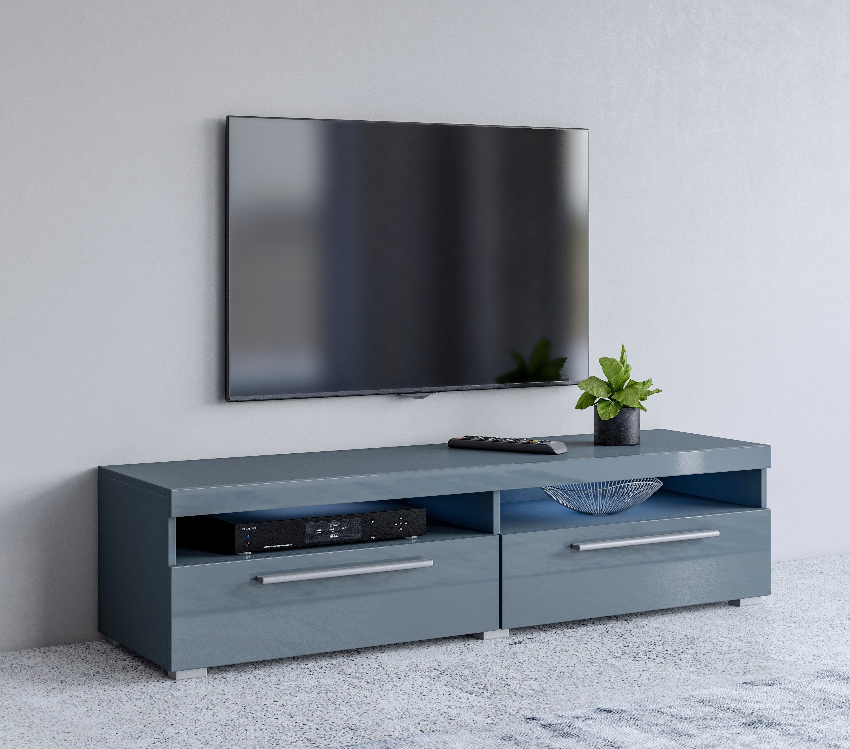 Helvetia Meble Tv-meubel India Breedte 140 cm