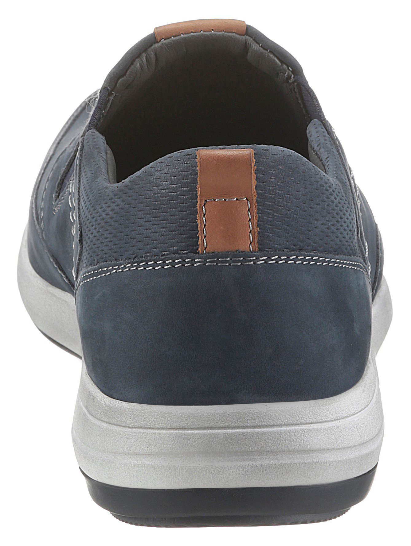 Josef Seibel Instappers Enrico 04 Comfortschoen, instapschoen met subtiele contrastdetails