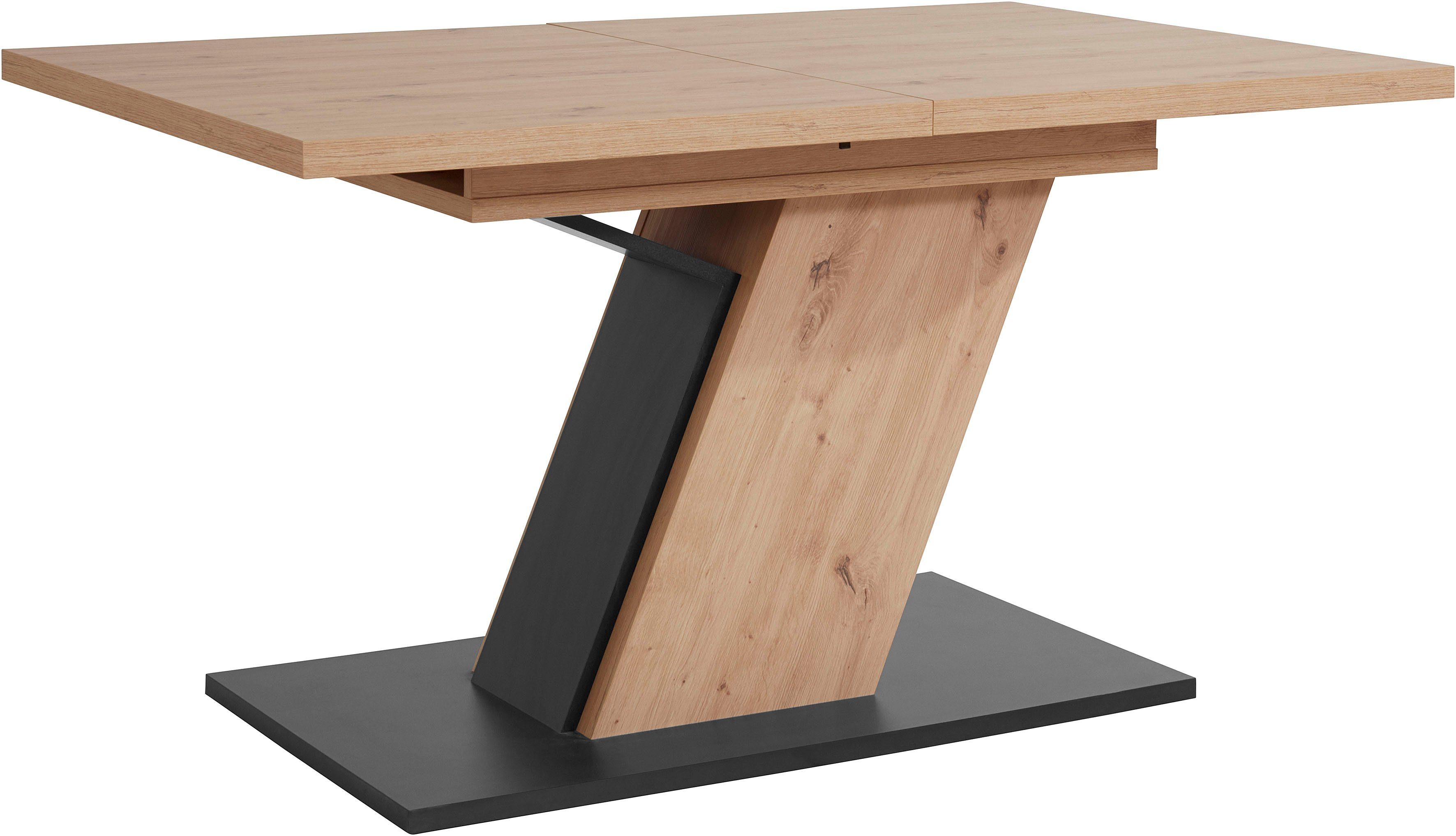 HELA Eettafel op zuil Gesa uitschuifbaar 140-180 cm