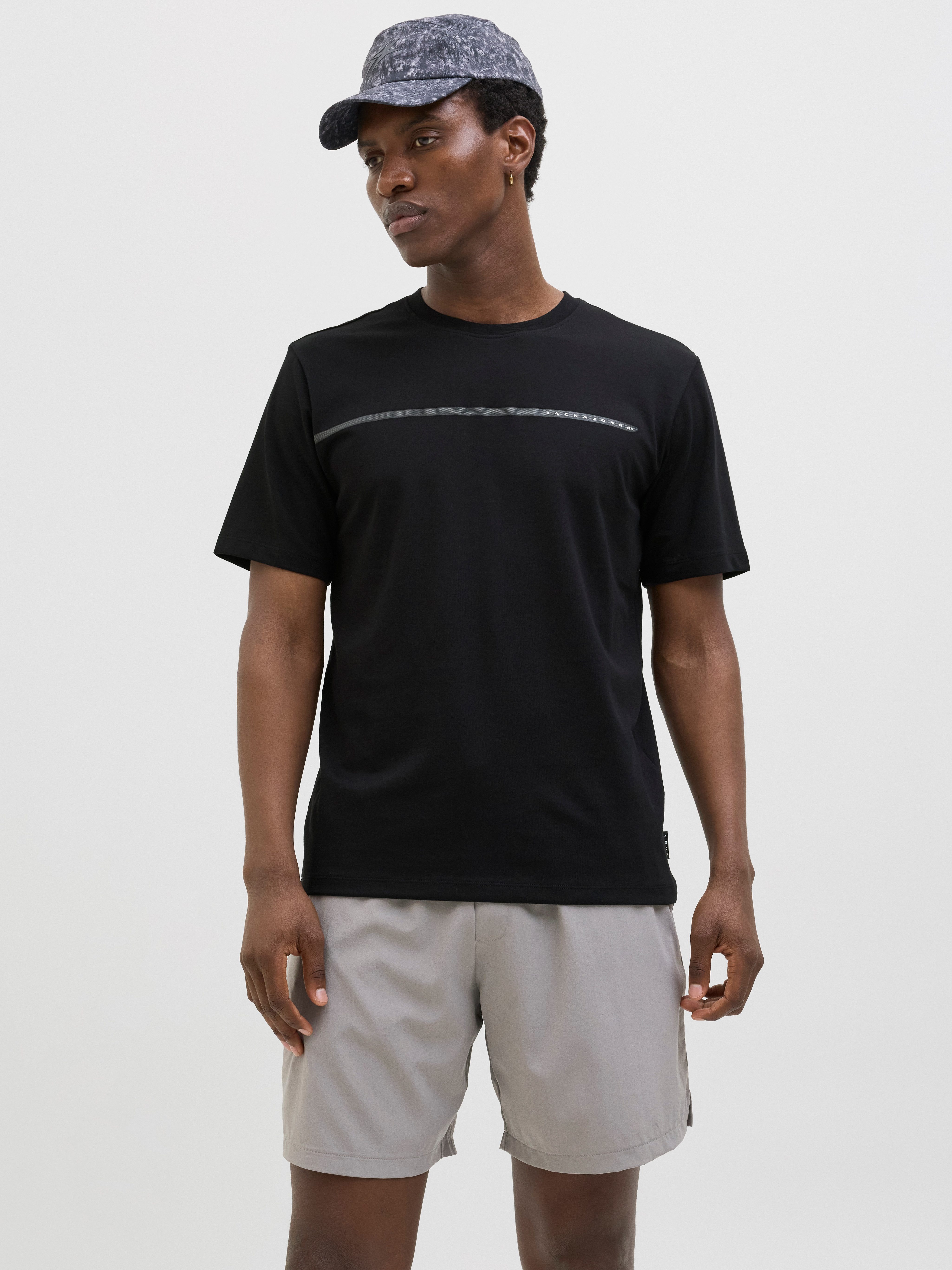Jack & Jones T-shirt JCOFUSION FULL BRANDING TEE SS CREW NOOS