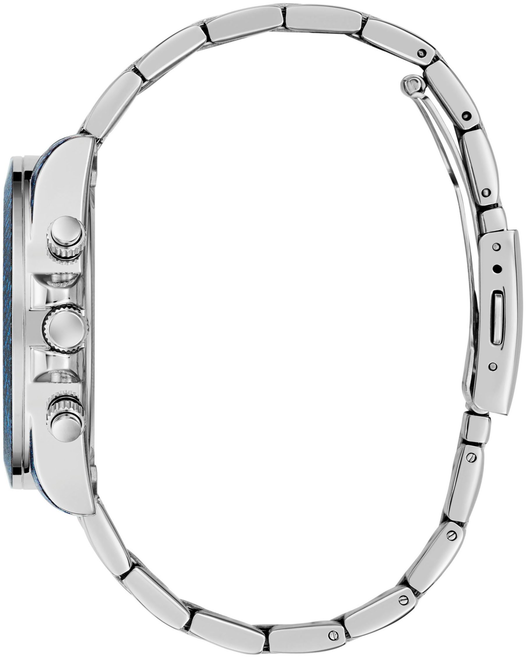 Guess Multifunctioneel horloge Indigo Quartzhorloge, horloge, damenuur, datum, 12/24-uurs weergave