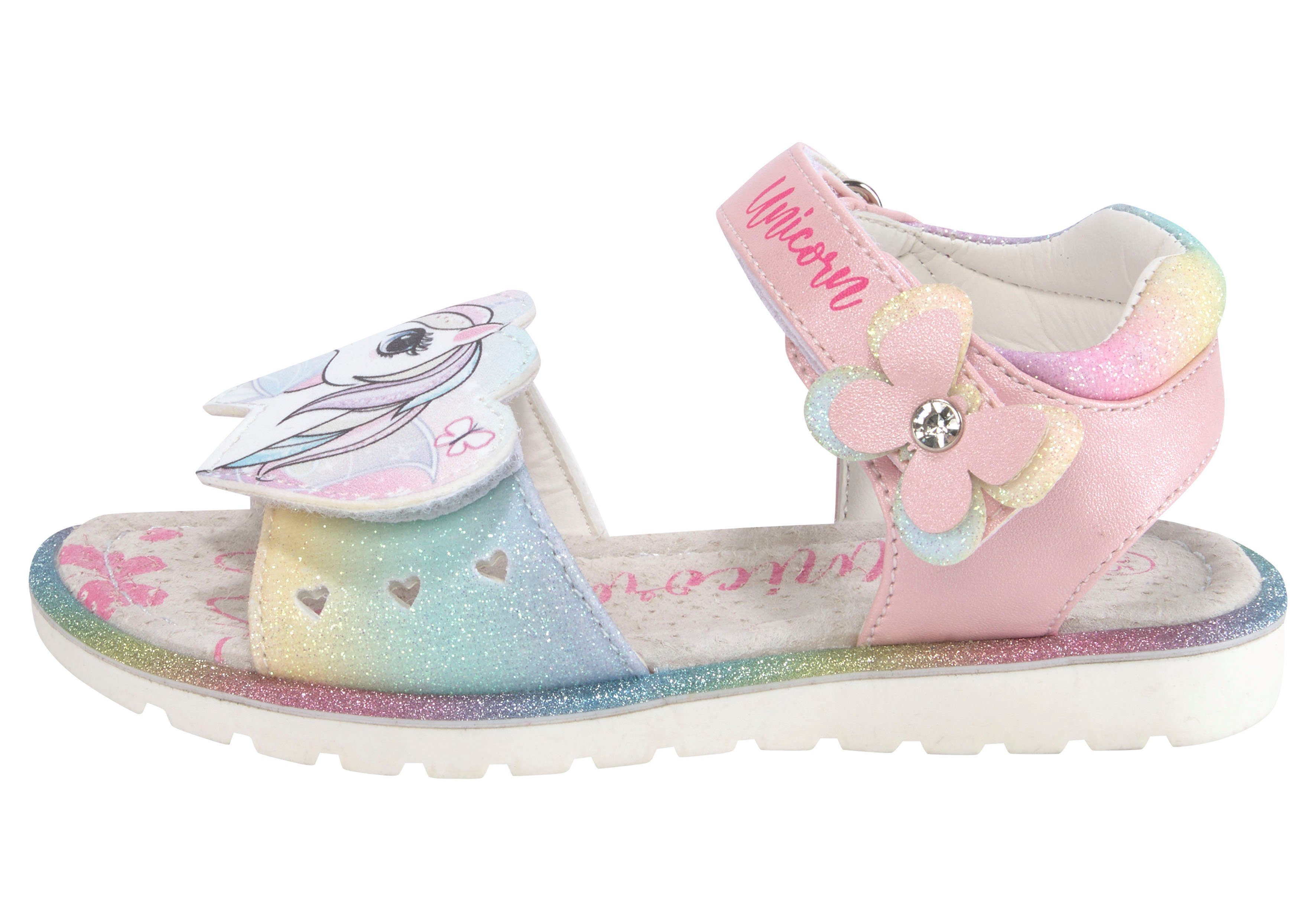 Disney Sandalen Unicorn met klittenband