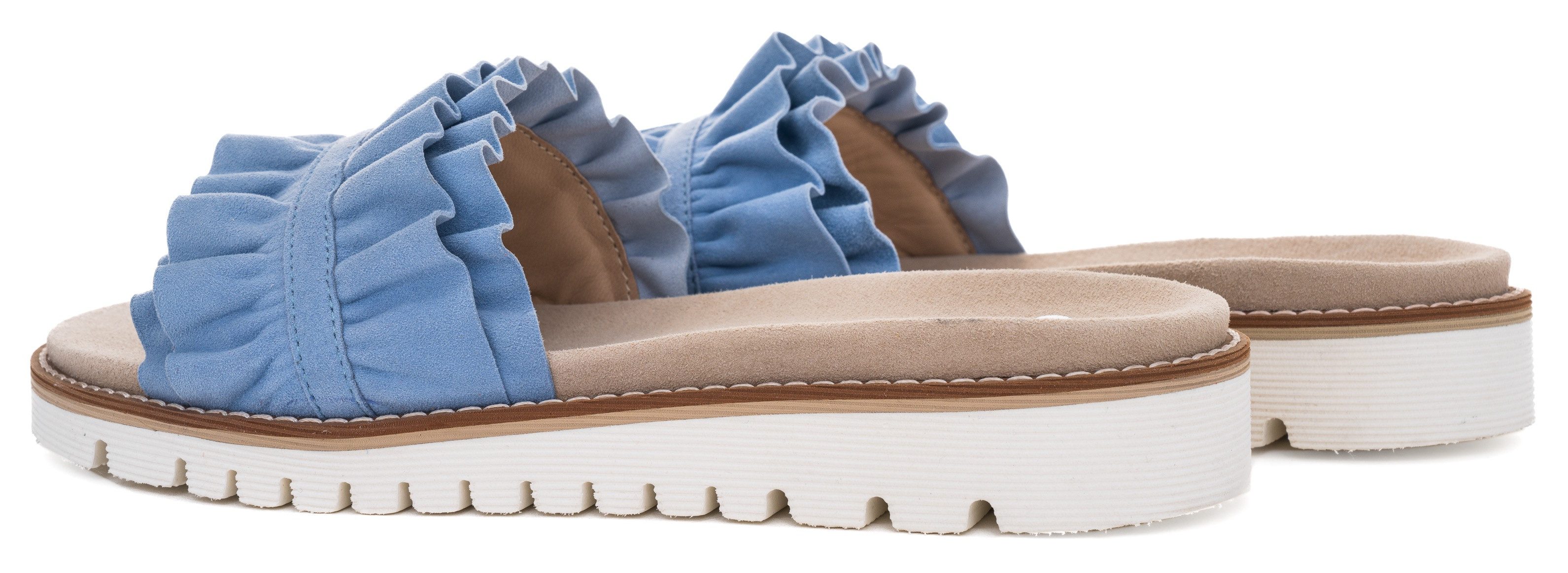 Ara Slippers KENT , slides, flats, sandaal met geplooide bandage