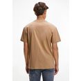 tommy jeans t-shirt tjm tiny tommy circular tee beige