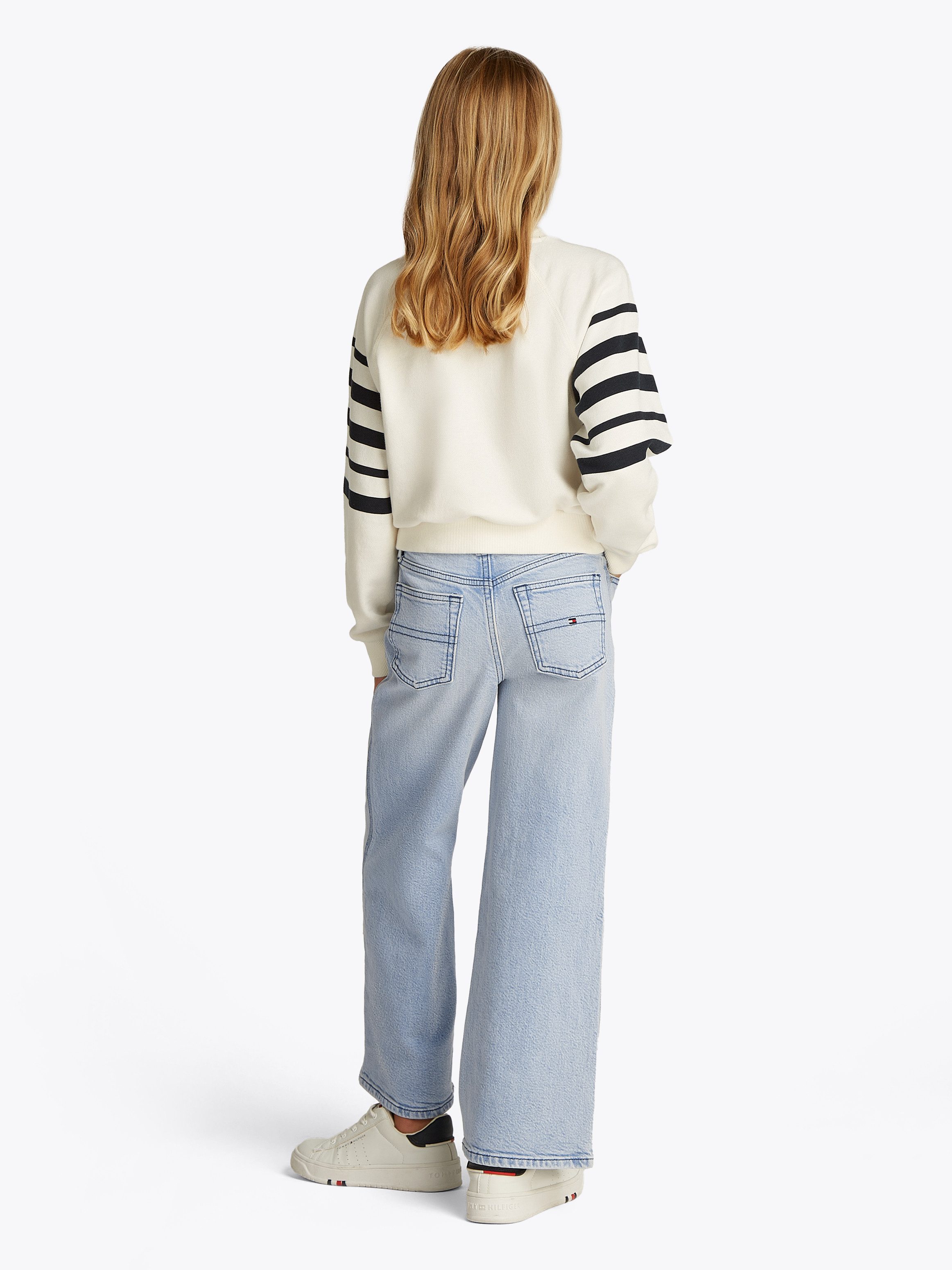 Tommy Hilfiger Wijde jeans MABEL BLEACH in lichtblauwe wassing