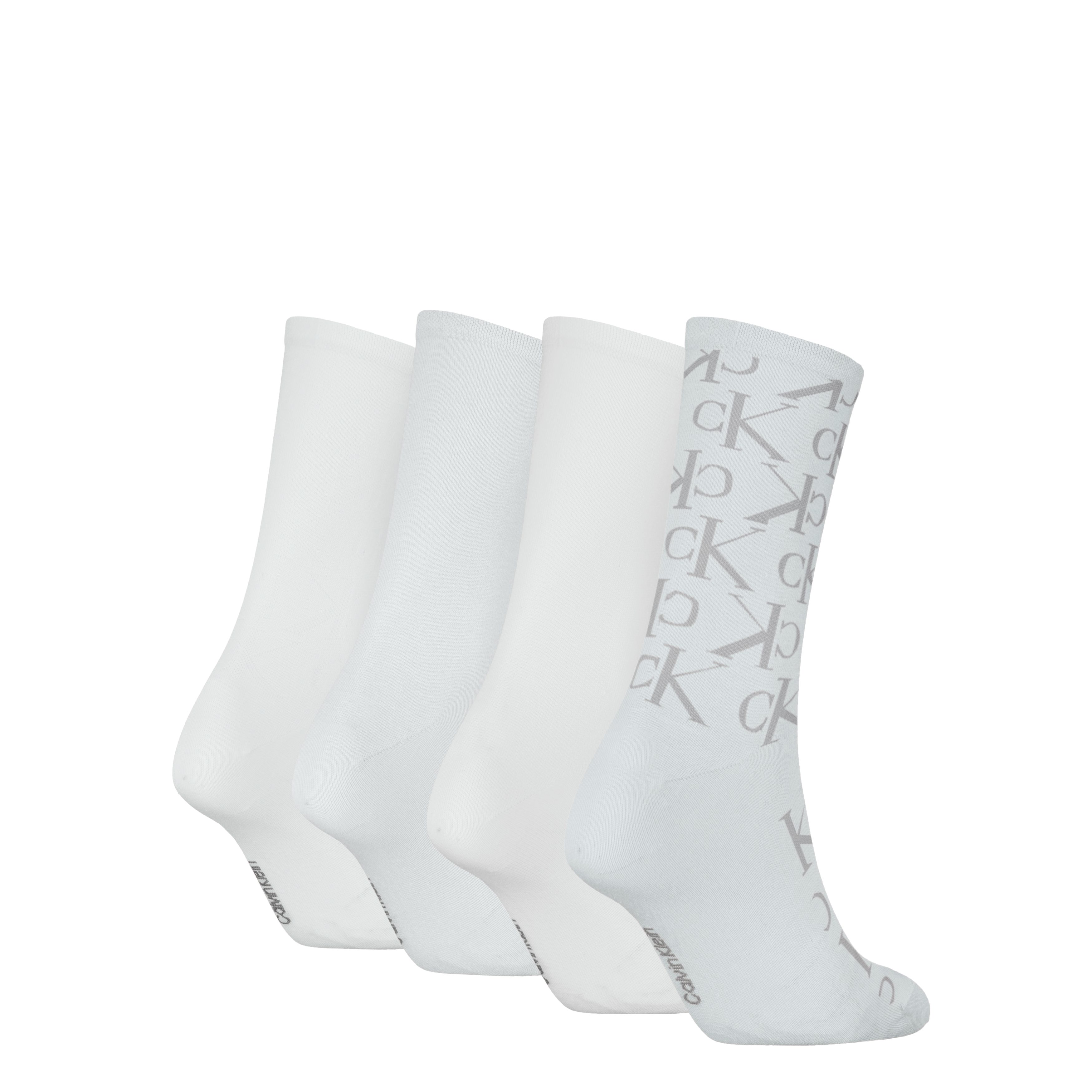Calvin Klein Jeans Sokken CKJ WOMEN SOCK 4P HOLIDAY PACK AOP (4 paar, Set van 4)