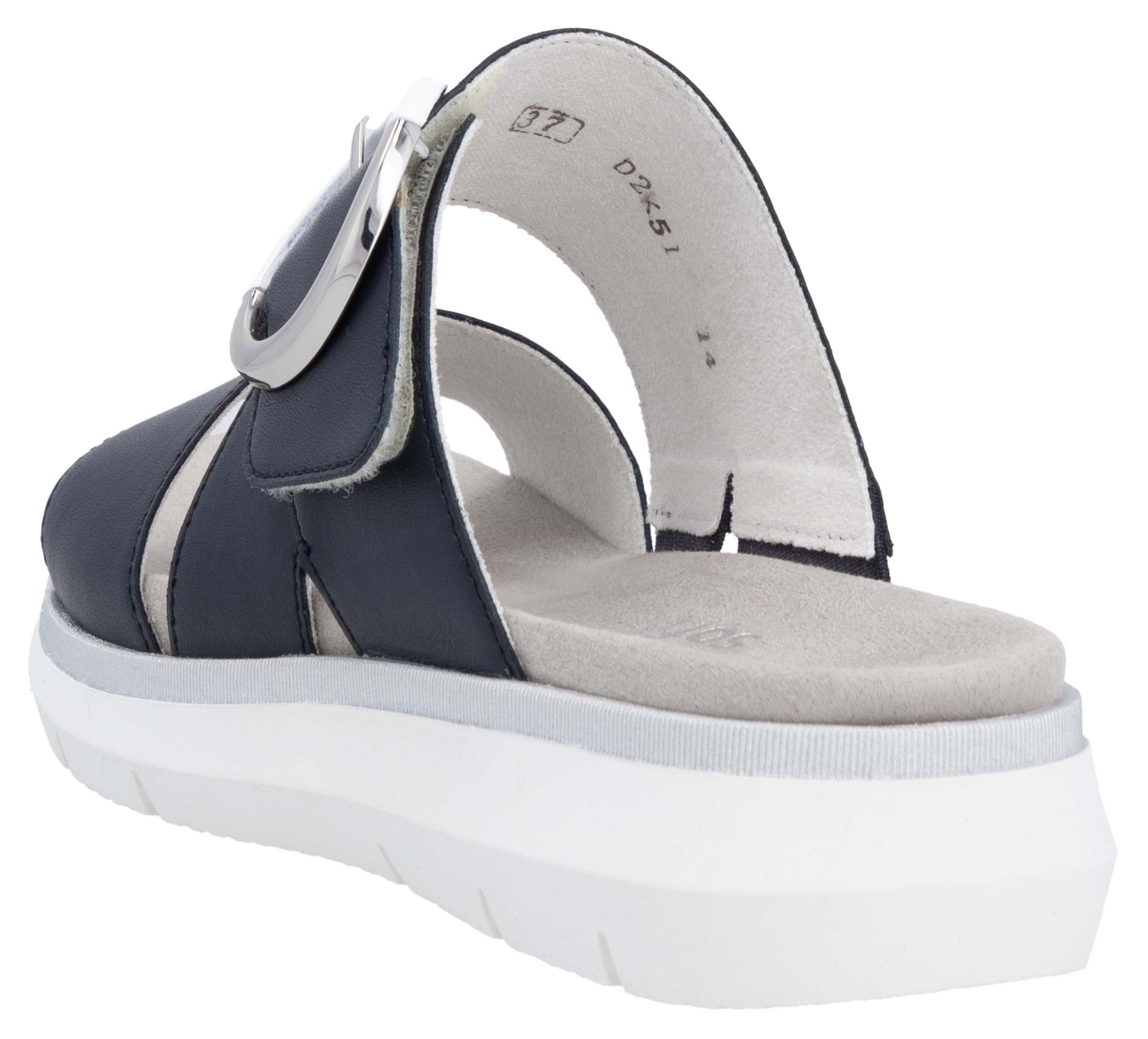 Remonte Slippers , wig hak, zomerschoen, gemaksschoen met klittenband