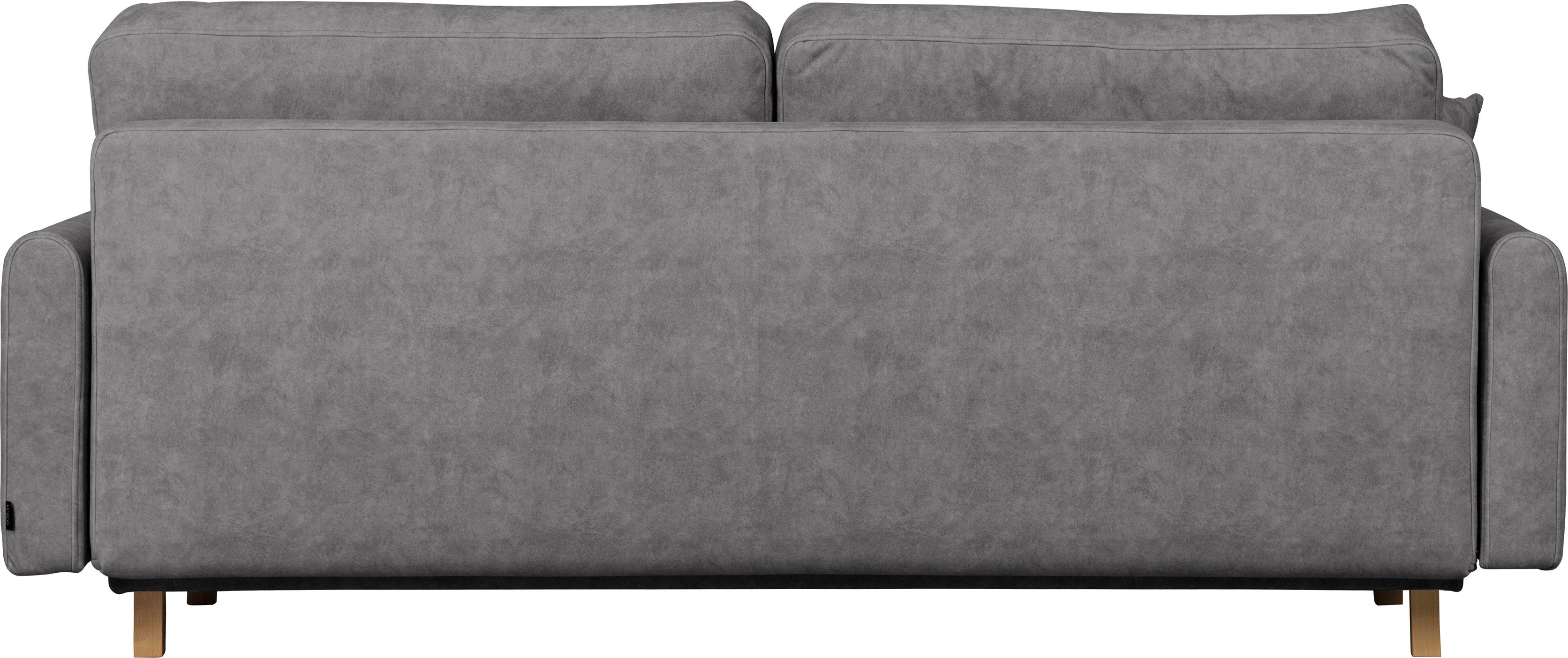 Home affaire 3-zitsbank TRIPLO optioneel slaapbank met bedlade, afmetingen B/D/H: 215/100/89 cm