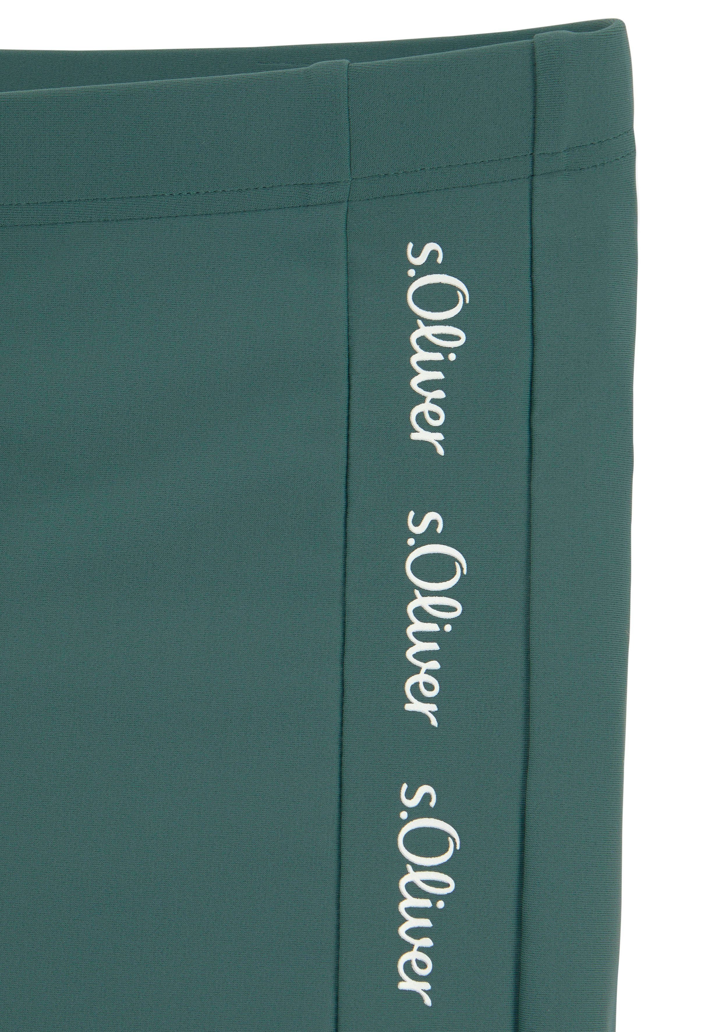 s.Oliver RED LABEL Beachwear Zwemboxer met merkopschriften