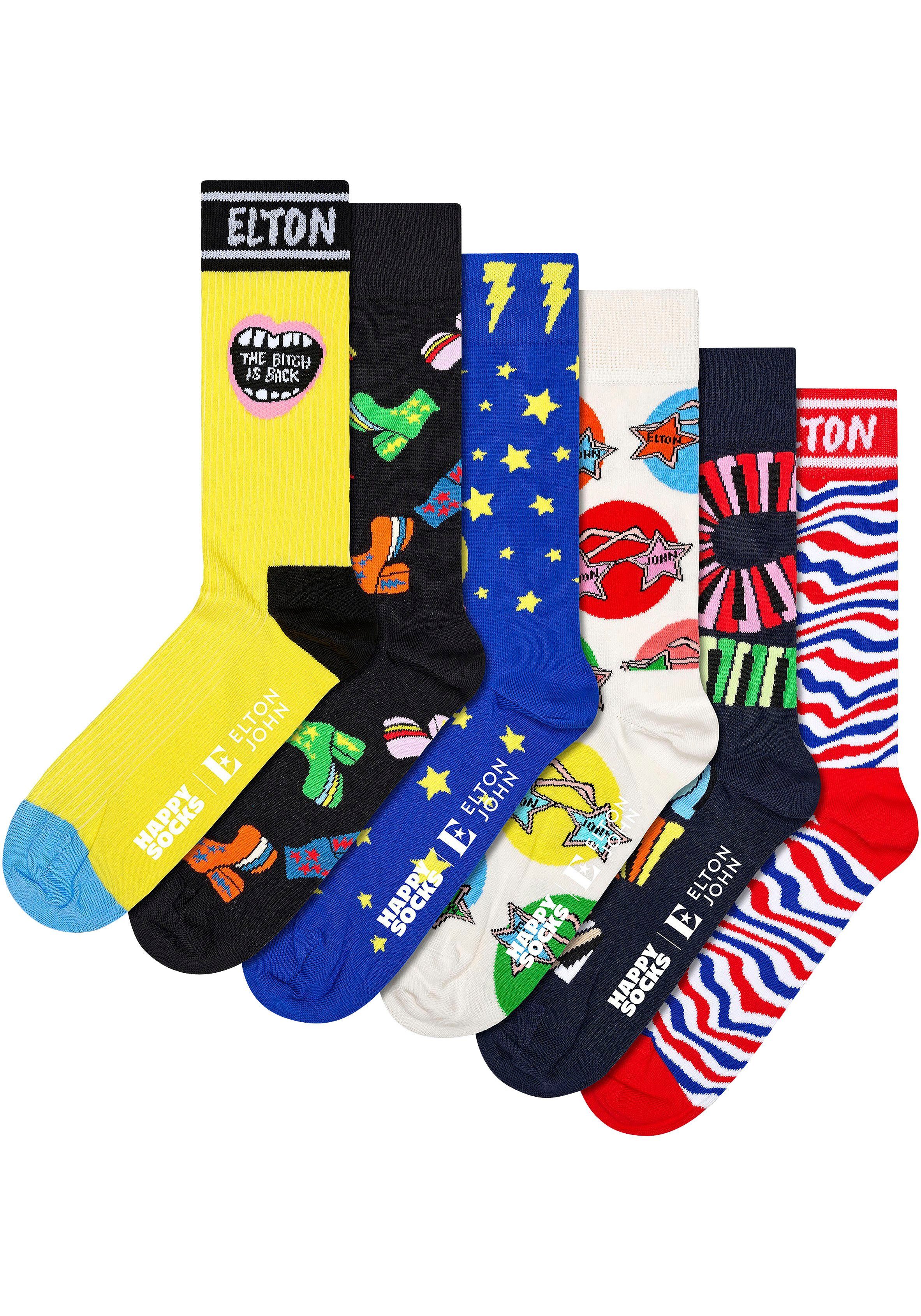 Happy Socks Sokken (box 6 paar)