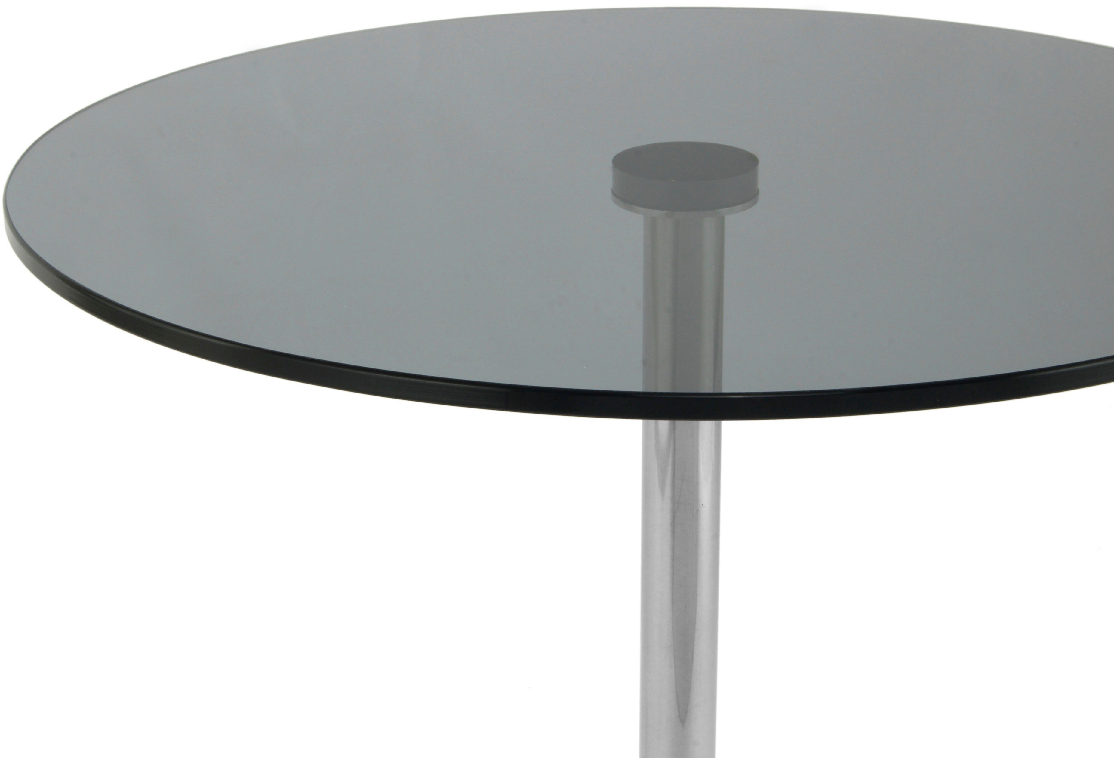 Kayoom Bijzettafel Lana 125, robuust glasblad, basis in marmerlook robust, onderhoudsvriendelijk, van hoge kwaliteit, geschikt voor buiten en binnen (1 stuk)