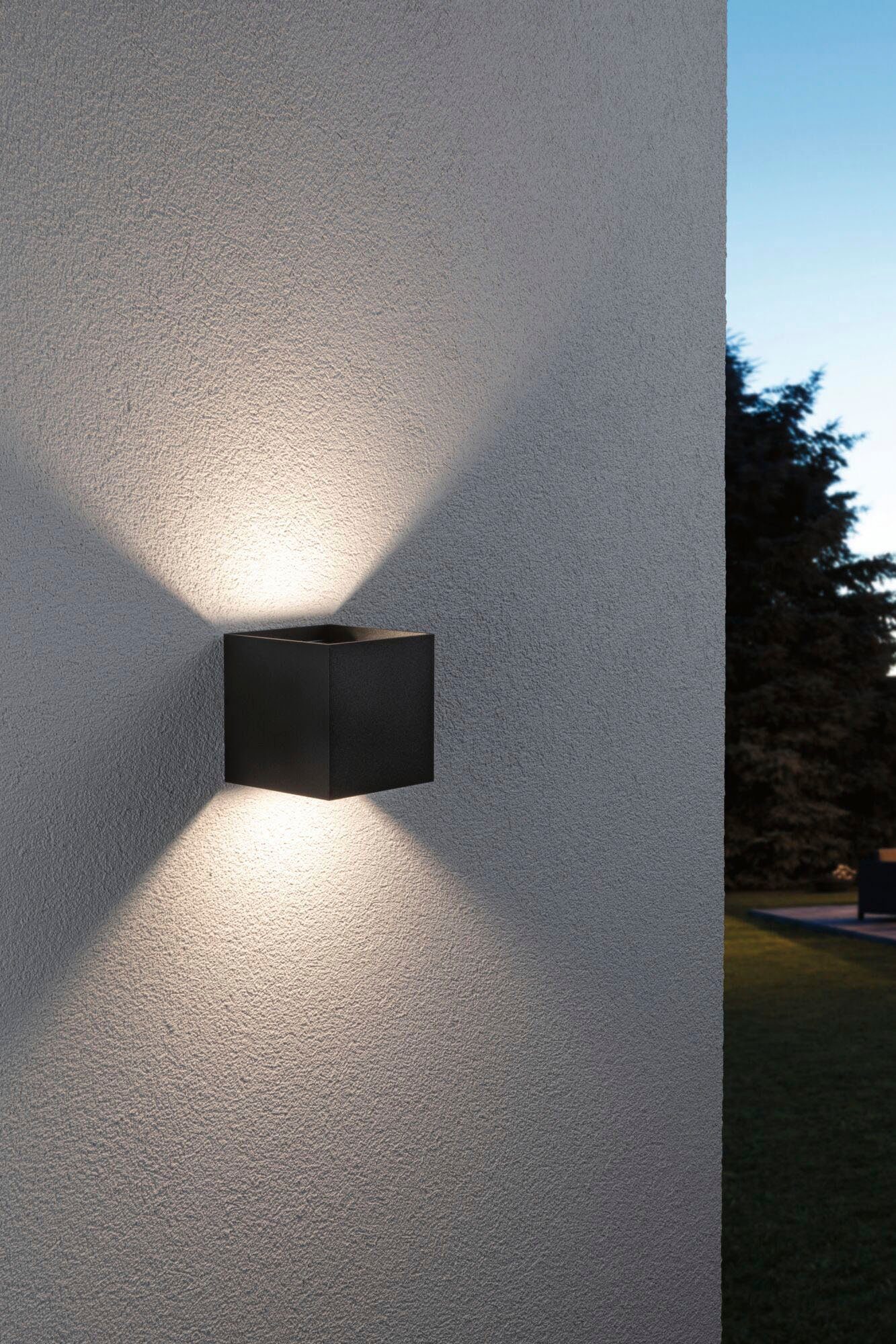 Paulmann Led-wandlamp voor buiten Buiten 230V Cybo RGBW Zigbee 2000-6500K Antraciet (1 stuk)