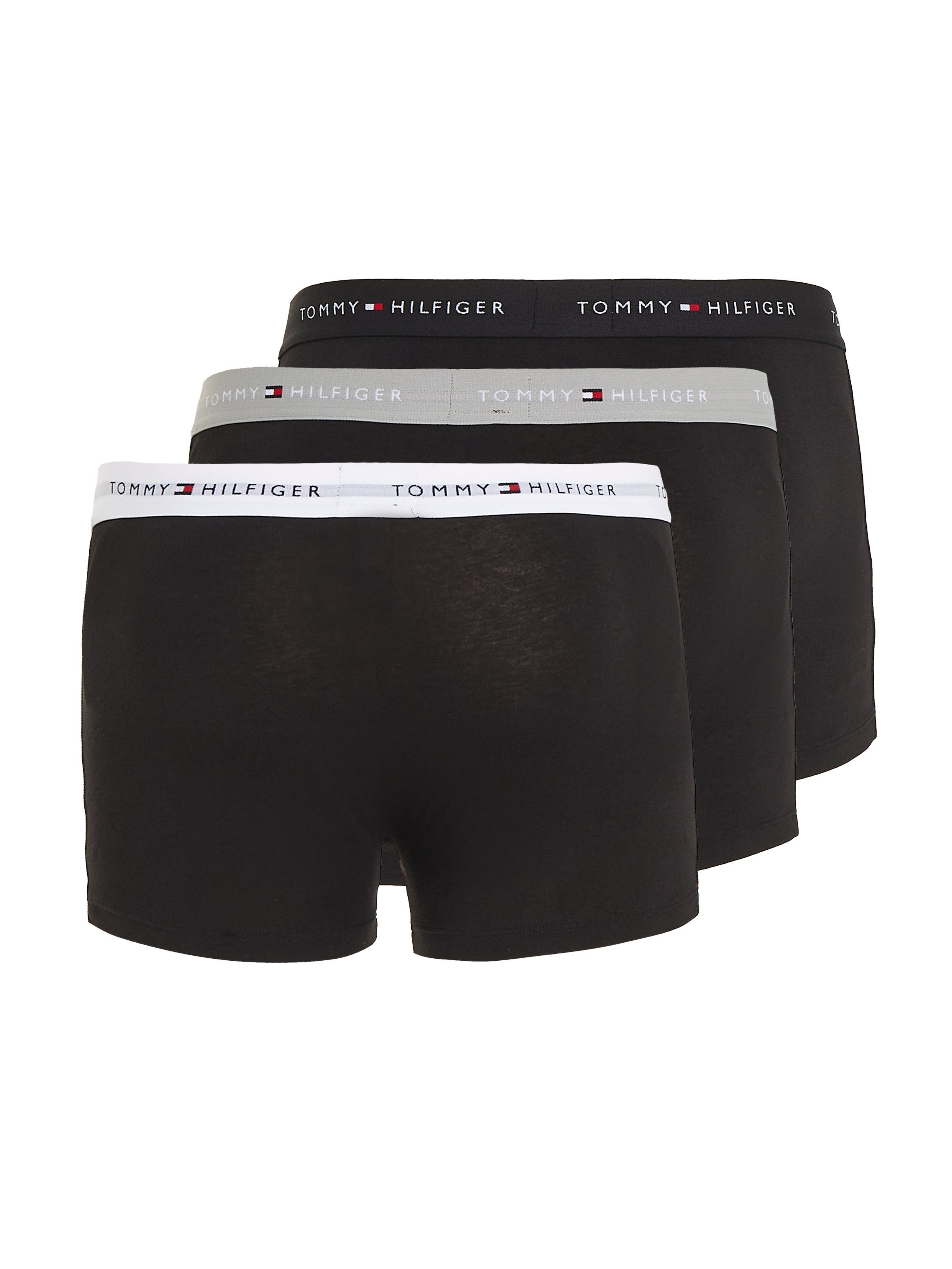 Tommy Hilfiger Underwear Boxershort 3P WB TRUNK met contrasterende logo-band (3 stuks)