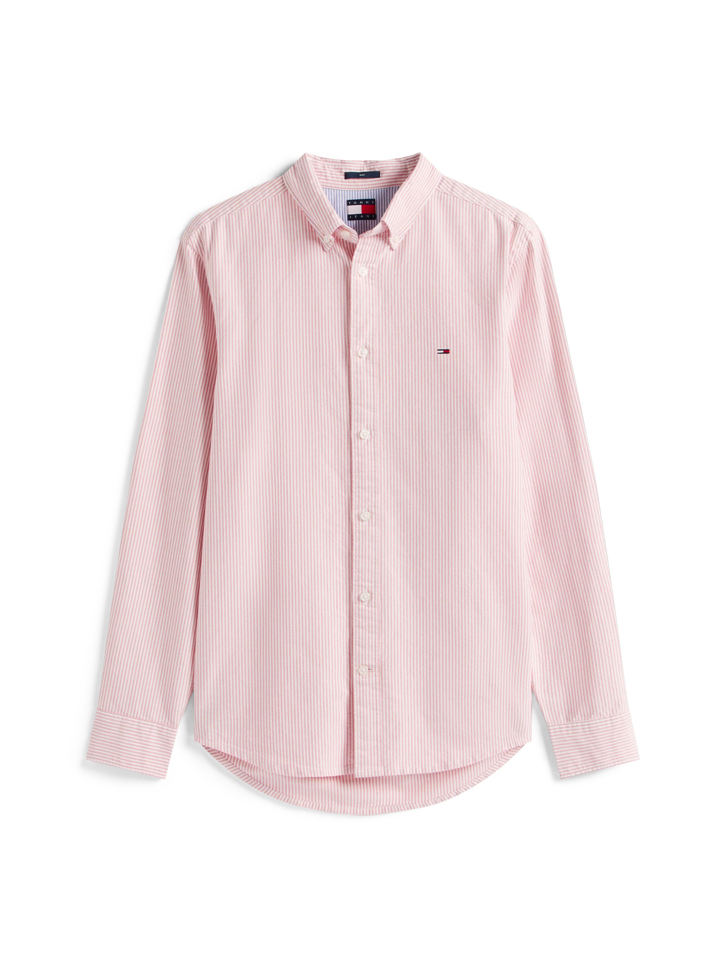 TOMMY JEANS Overhemd met lange mouwen TJM SLIM STRIPE OXFORD SHIRT EXT