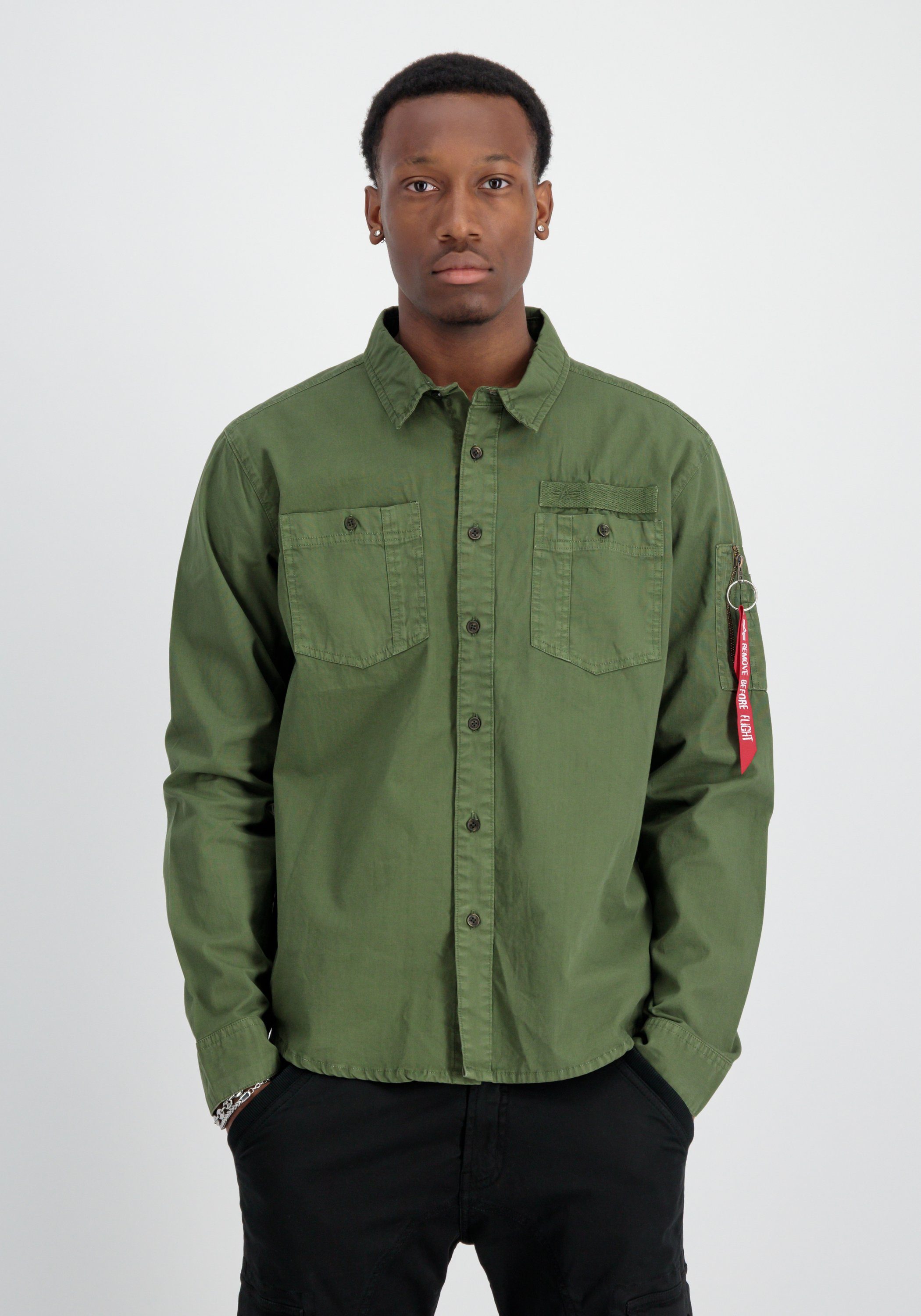 Alpha Industries Oversized shirt Alpha Industries Men - Shirts Air Force EMB Shirt