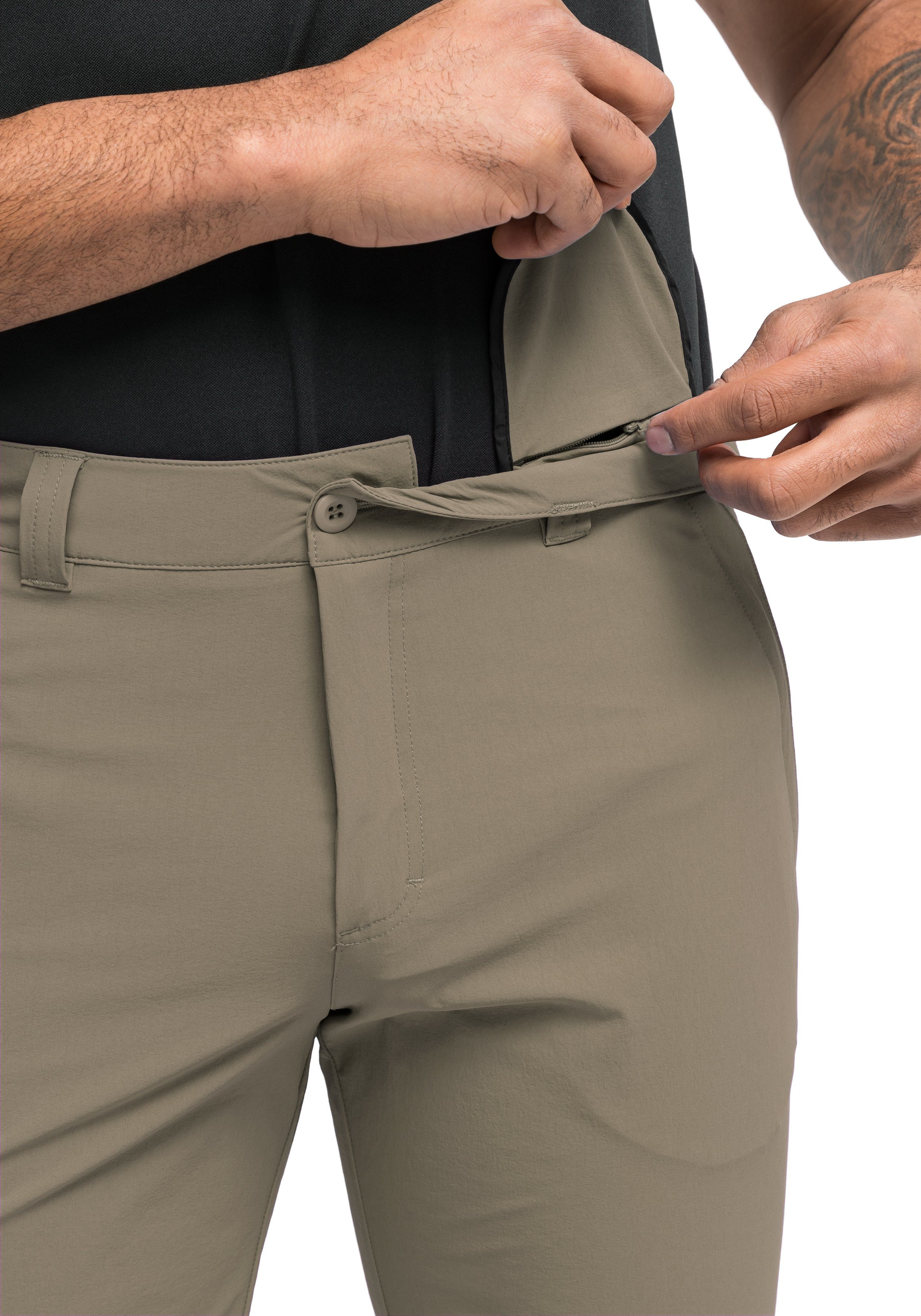 Maier Sports Functionele short Huang Heren shorts, korte outdoor-broek, bermuda met 4 zakken, regular fit