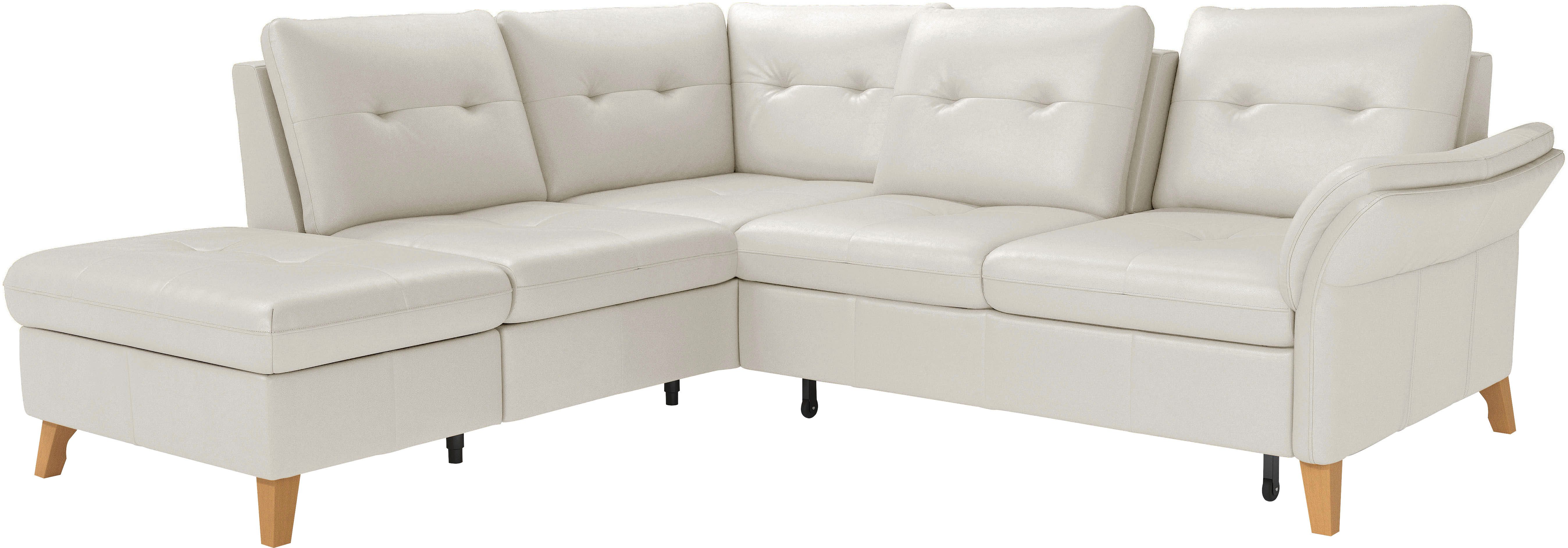 sit&more Hoekbank Göteborg inclusief zitdiepteverstelling, optioneel met bedfunctie & bedlade