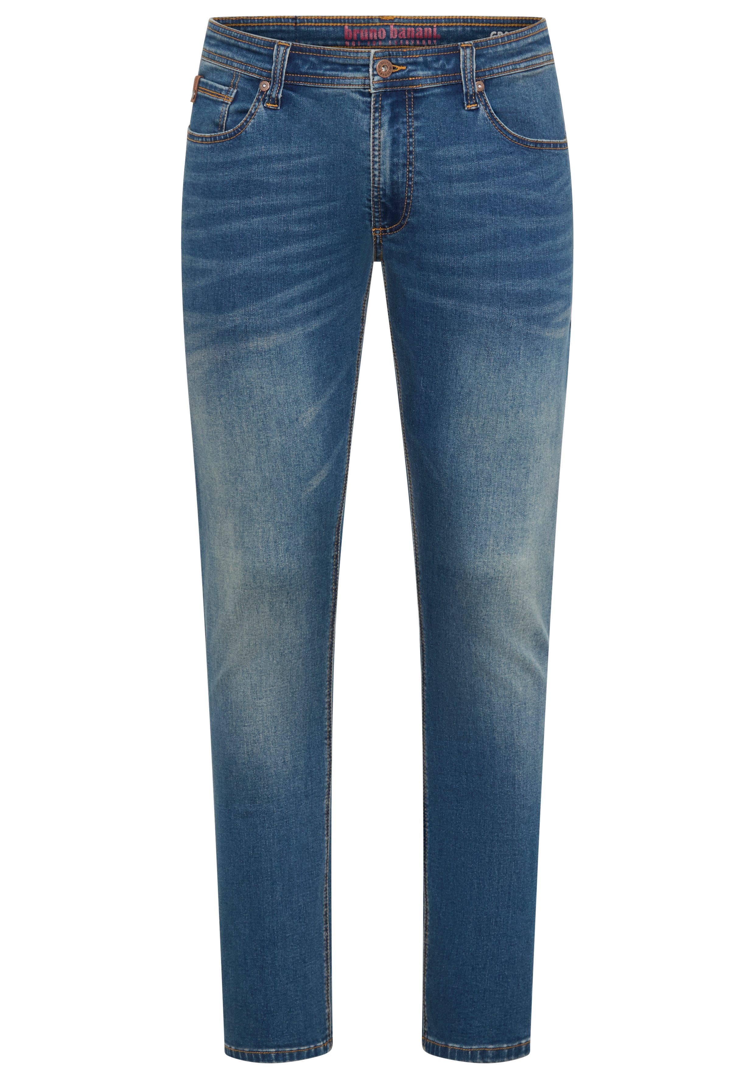 Bruno Banani Slim fit jeans Grady smalle pasvorm, lage taillehoogte, met steekzakken