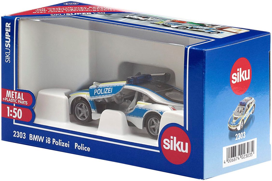 Siku Politie speelgoed Siku super, BMW i8 politie (2303)