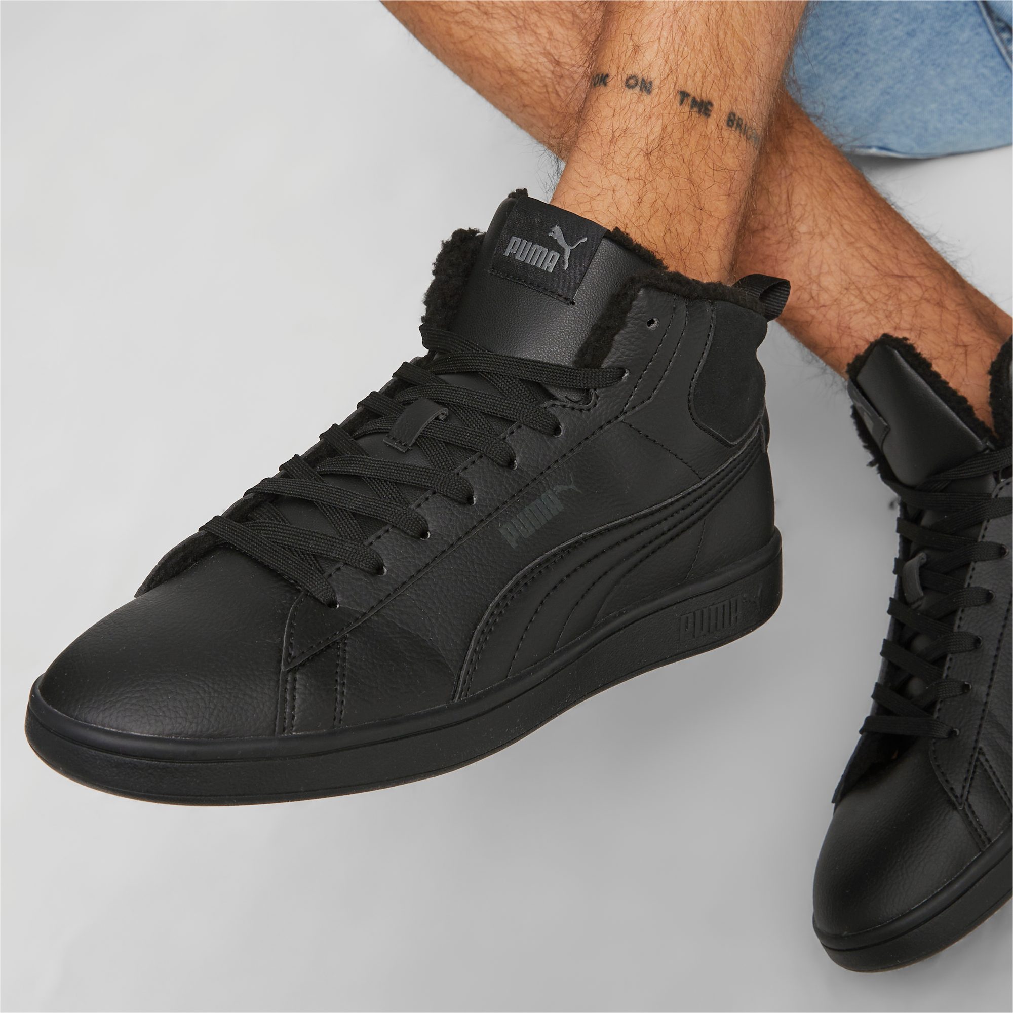 PUMA Winterlaarzen SMASH 3.0 MID WTR Sneakerboots, winterlaarzen, gevoerd