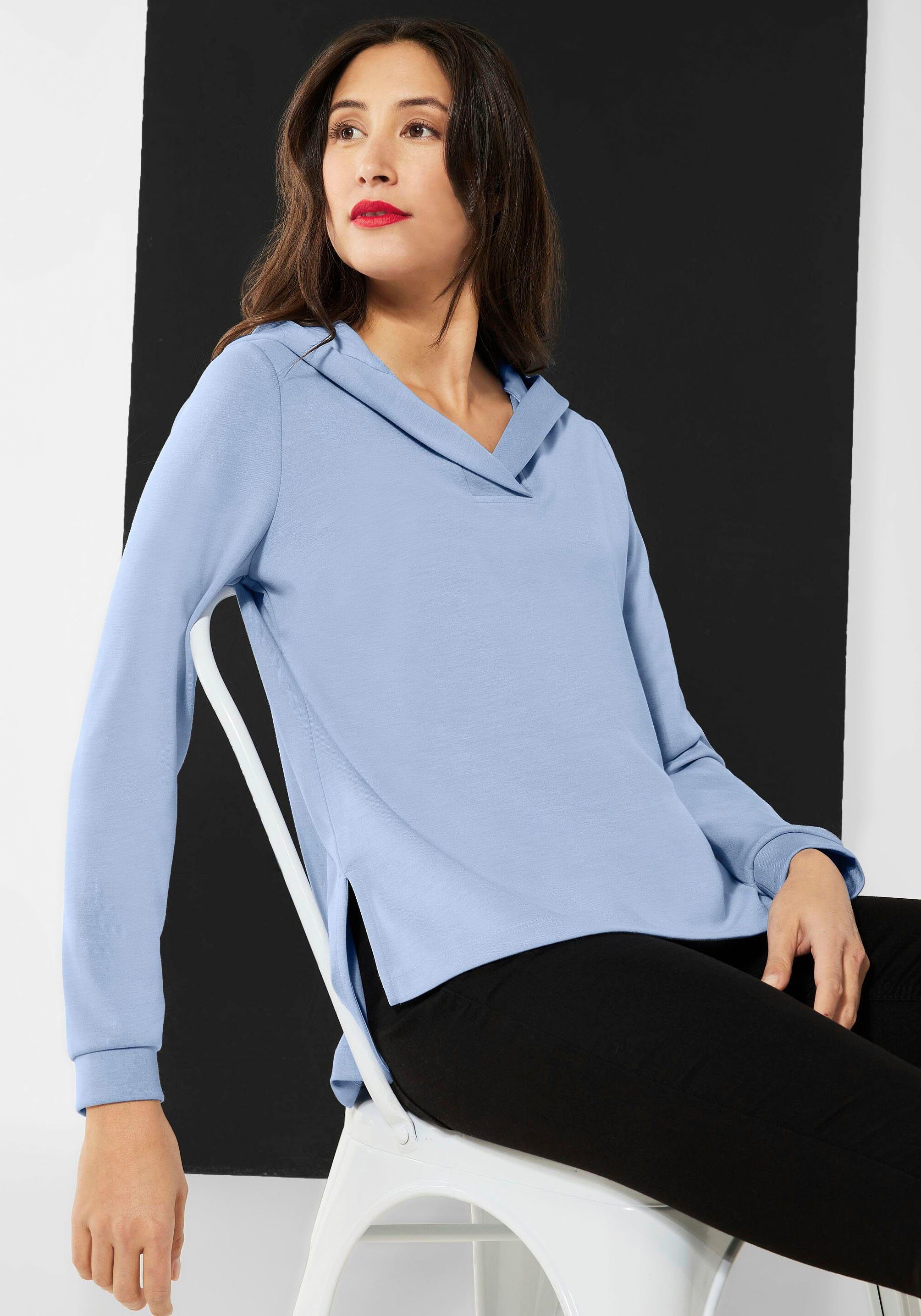 STREET ONE Sweatshirt met casual capuchon