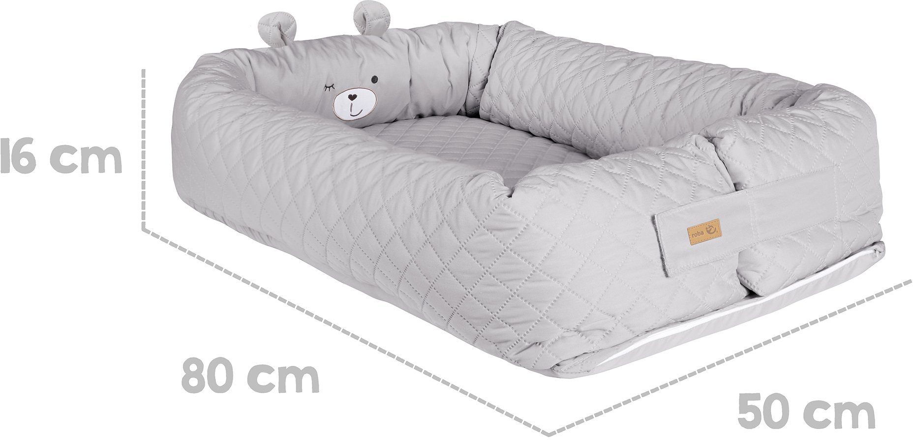 Roba® Wiegje Babylounge, roba stijl, Sammy, grijs