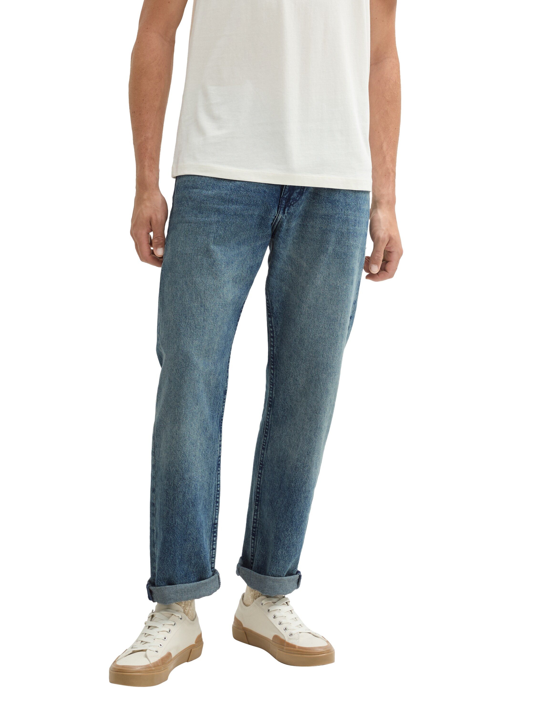 Tom Tailor Denim Straight jeans in five-pocketsstijl