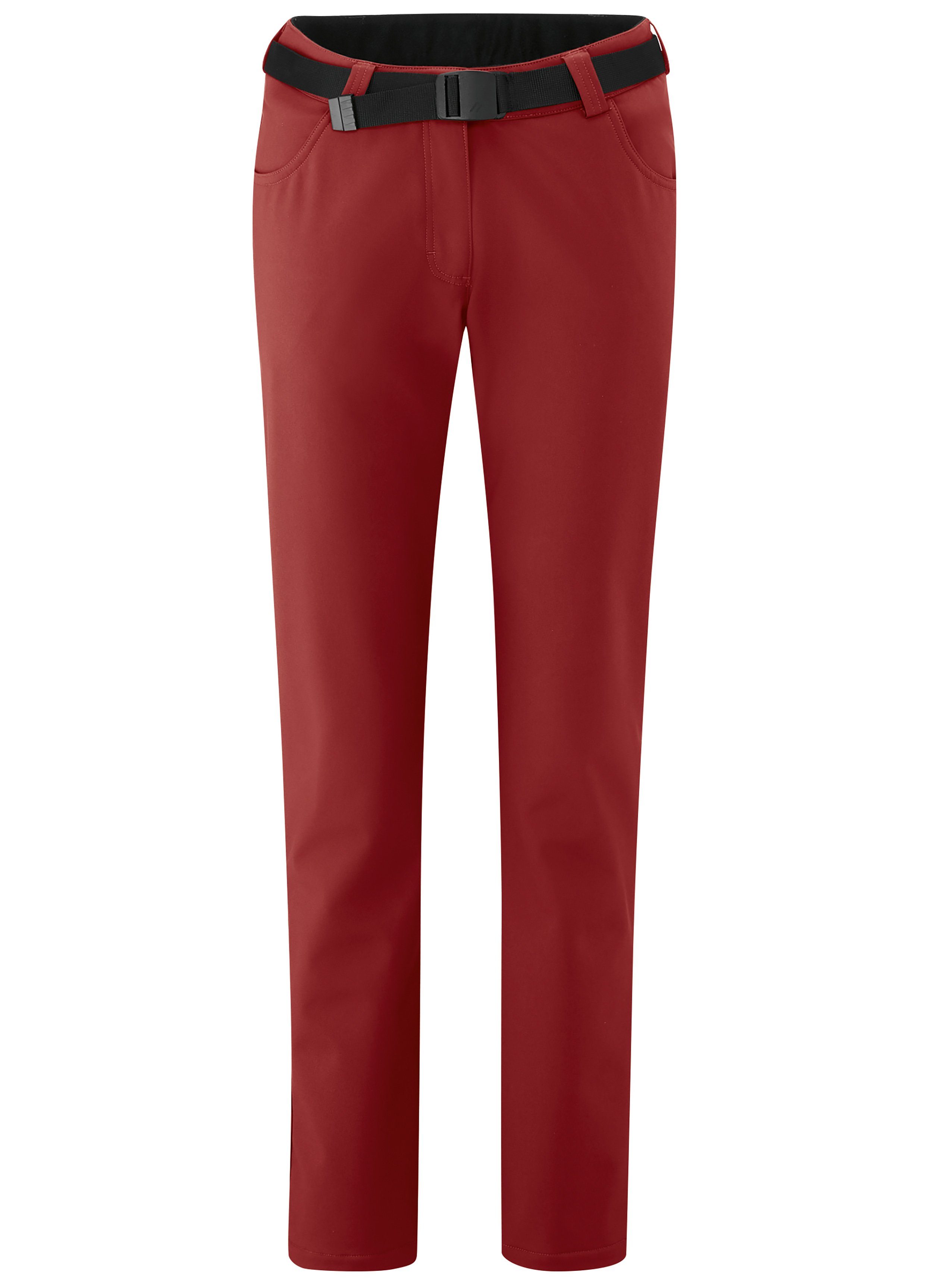 Maier Sports Functionele broek Perlit W warme dames softshell broek, winter outdoor broek, winddicht, regular fit