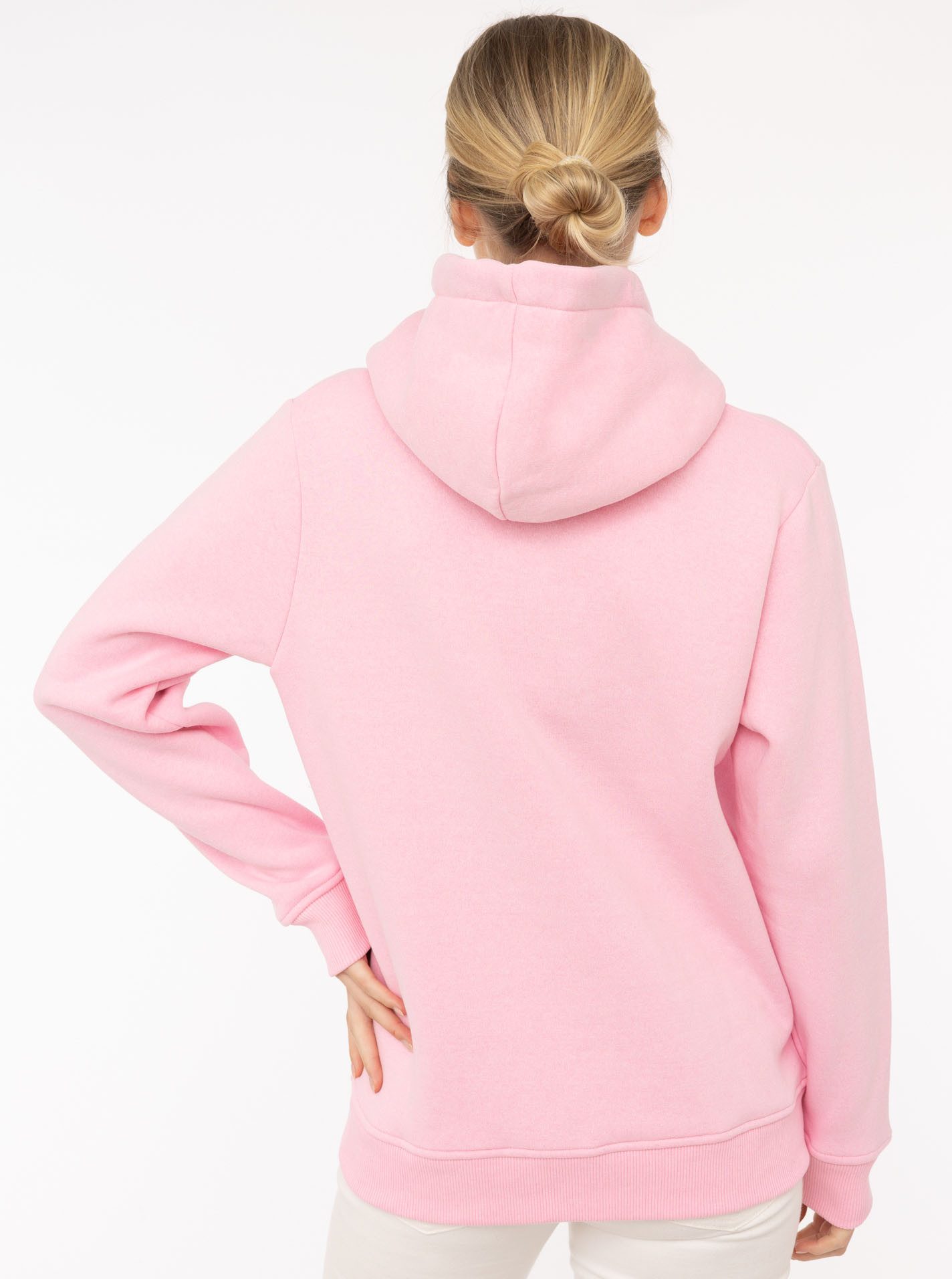 Zwillingsherz Hoodie "Nelina" met leeuwband en eenvoudige borduurwerk "stay wild"