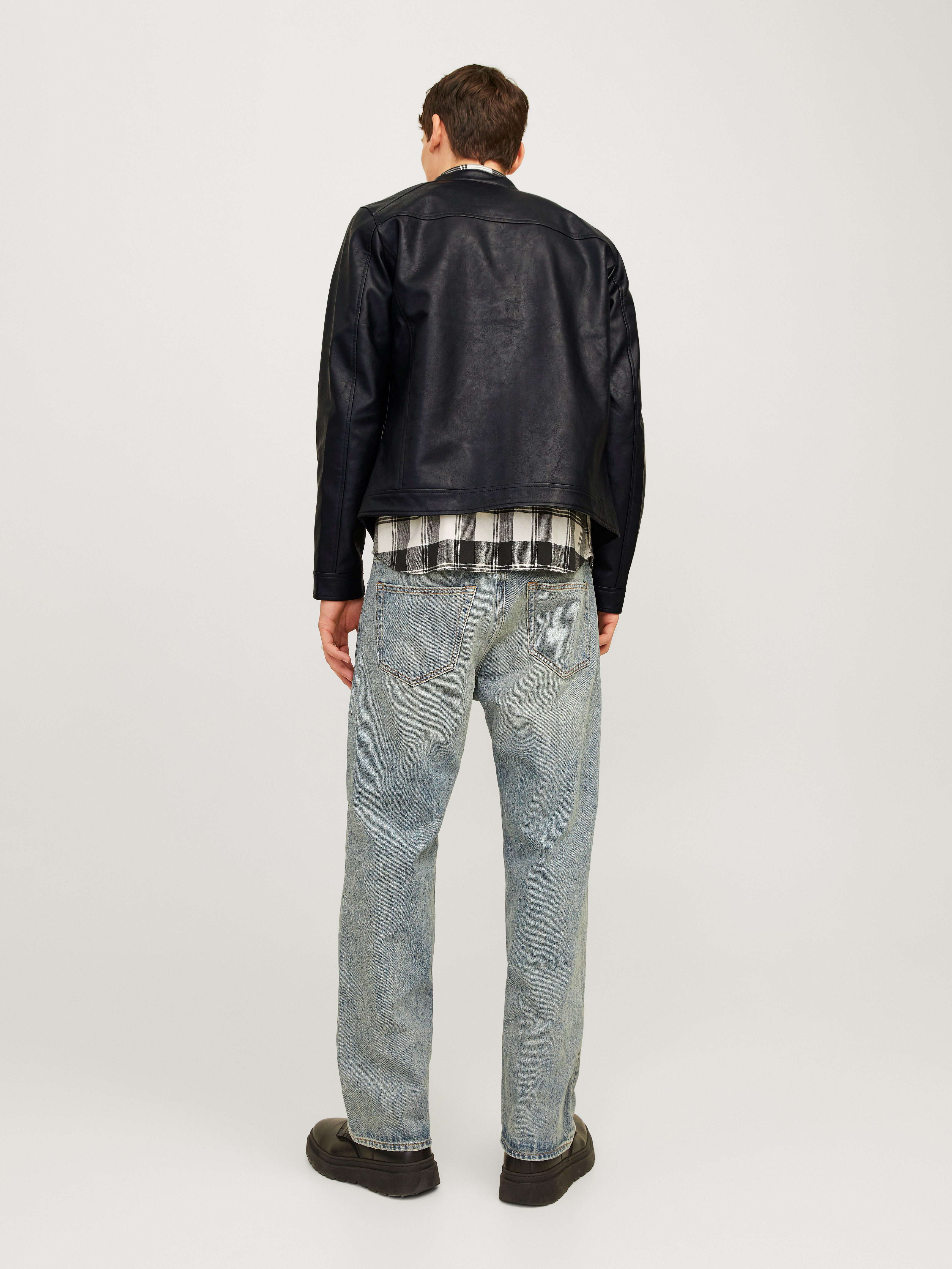 Jack & Jones Imitatieleren jack JJEDYLAN CLEAN PU JACKET NOOS