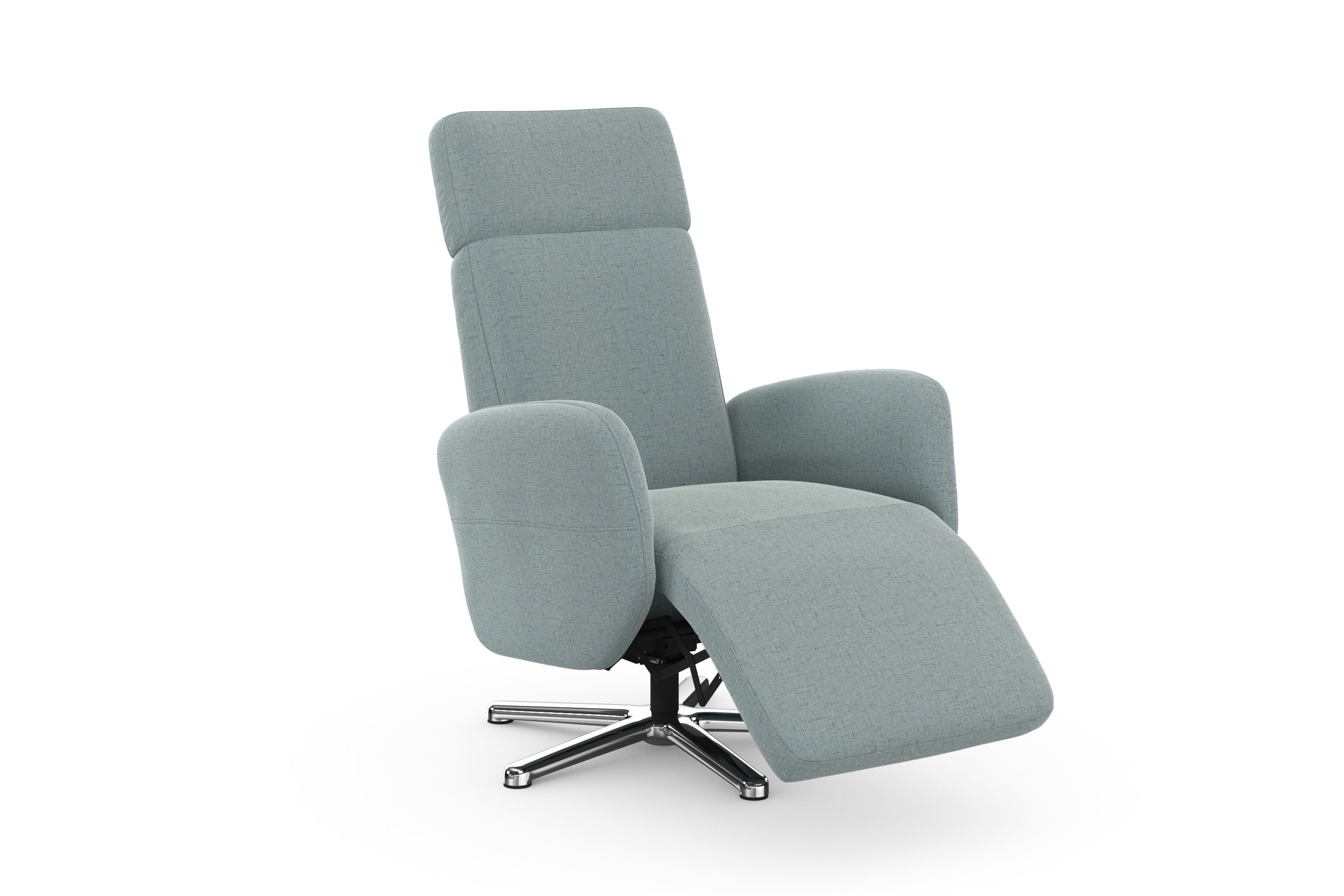 sit&more Relaxfauteuil Grenoble, incl. hoofdsteunverstelling en bekabelde afstandsbediening