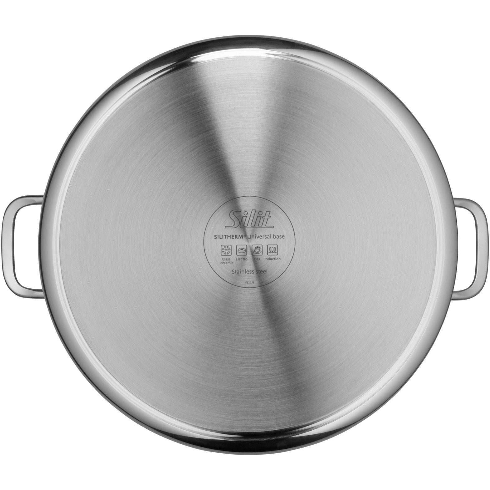 Silit Groentepan Soeppan inductie met glazen deksel geschikt voor alle soorten fornuizen, kookpan met extra hoge rand 12l (set, 2-delig)