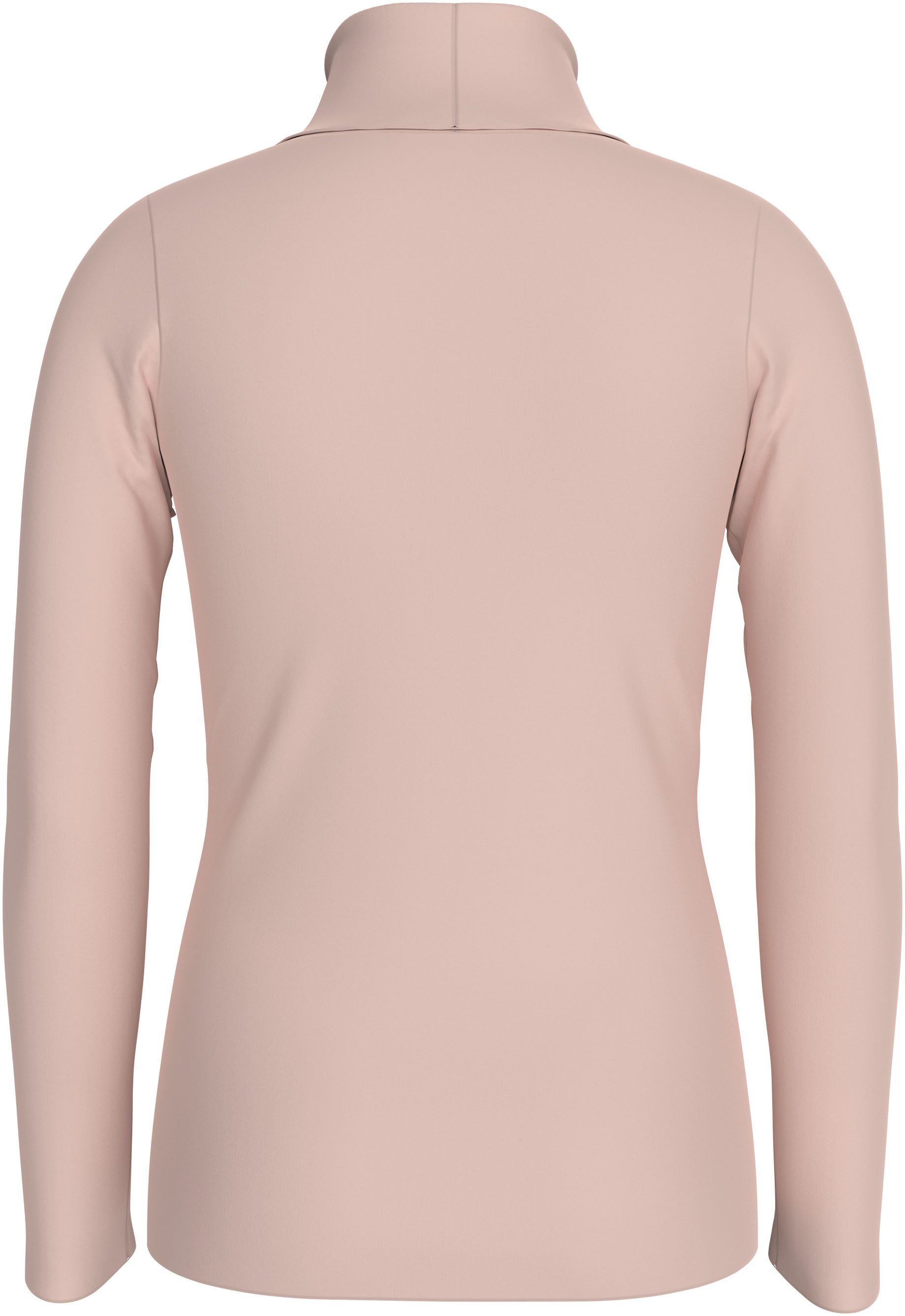 Calvin Klein Colshirt Monologo Ls Roll Neck Top voor kinderen tot 16 jaar en met logoprint