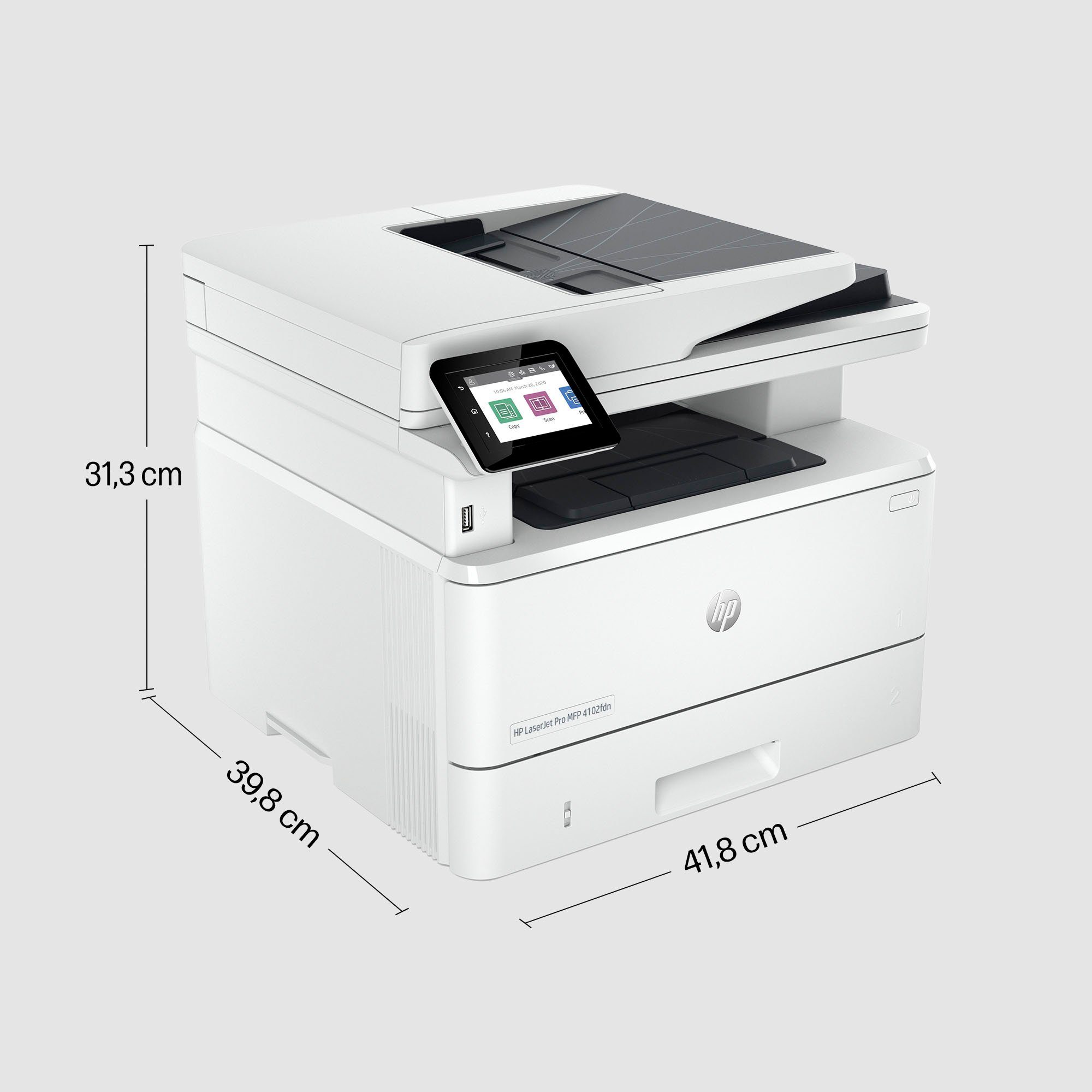 HP All-in-oneprinter LaserJet Pro MFP 4102fdn