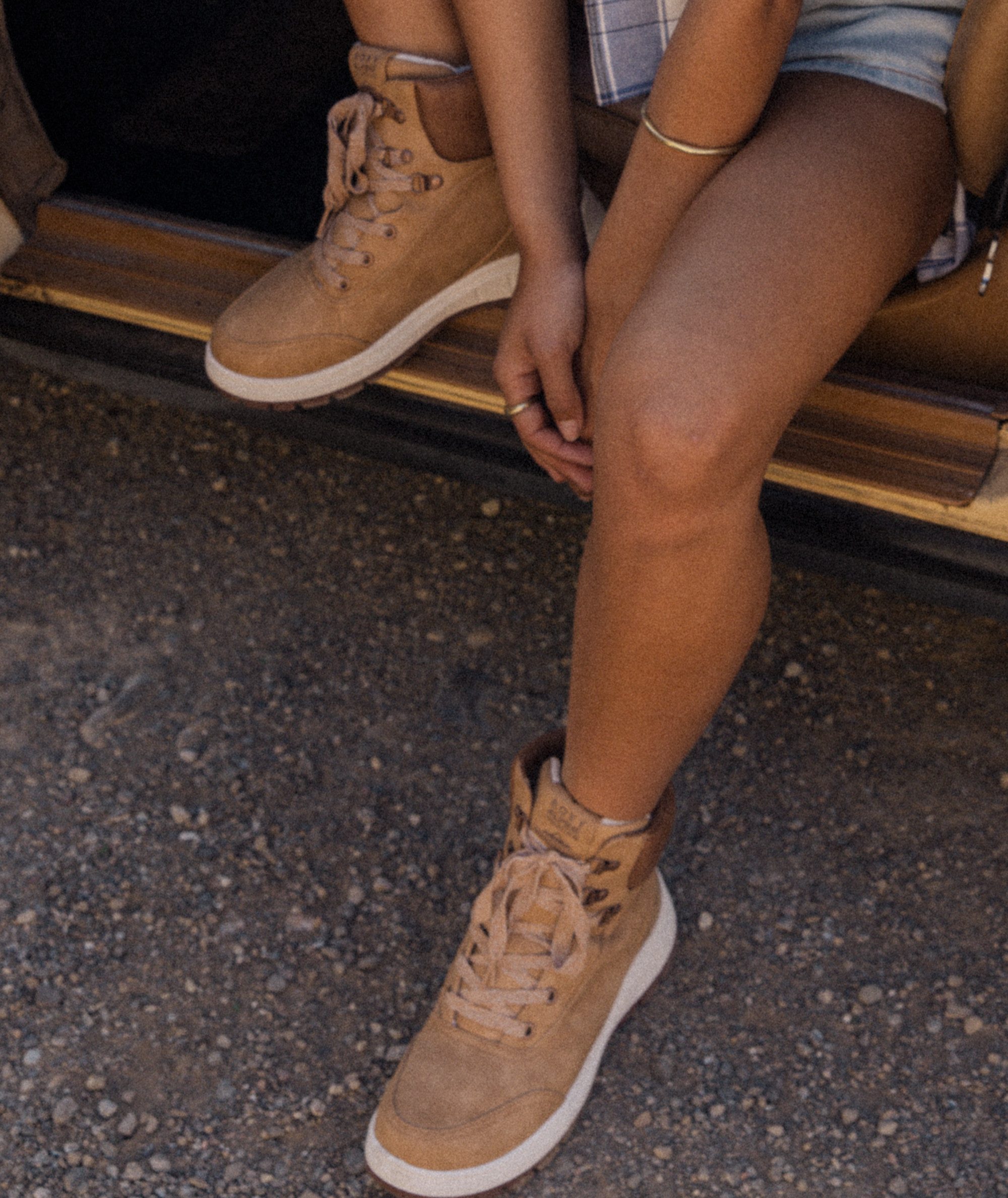 Roxy Hoge veterschoenen KARMEL Winterlaarzen, veterschoenen, winterschoenen, gevoerd