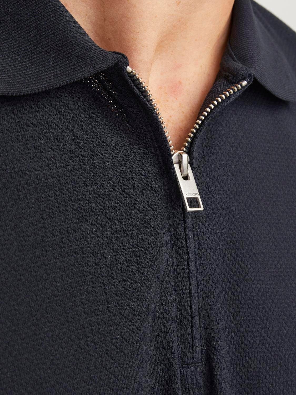 Jack & Jones Poloshirt JJEMAC ZIP SS POLO SN