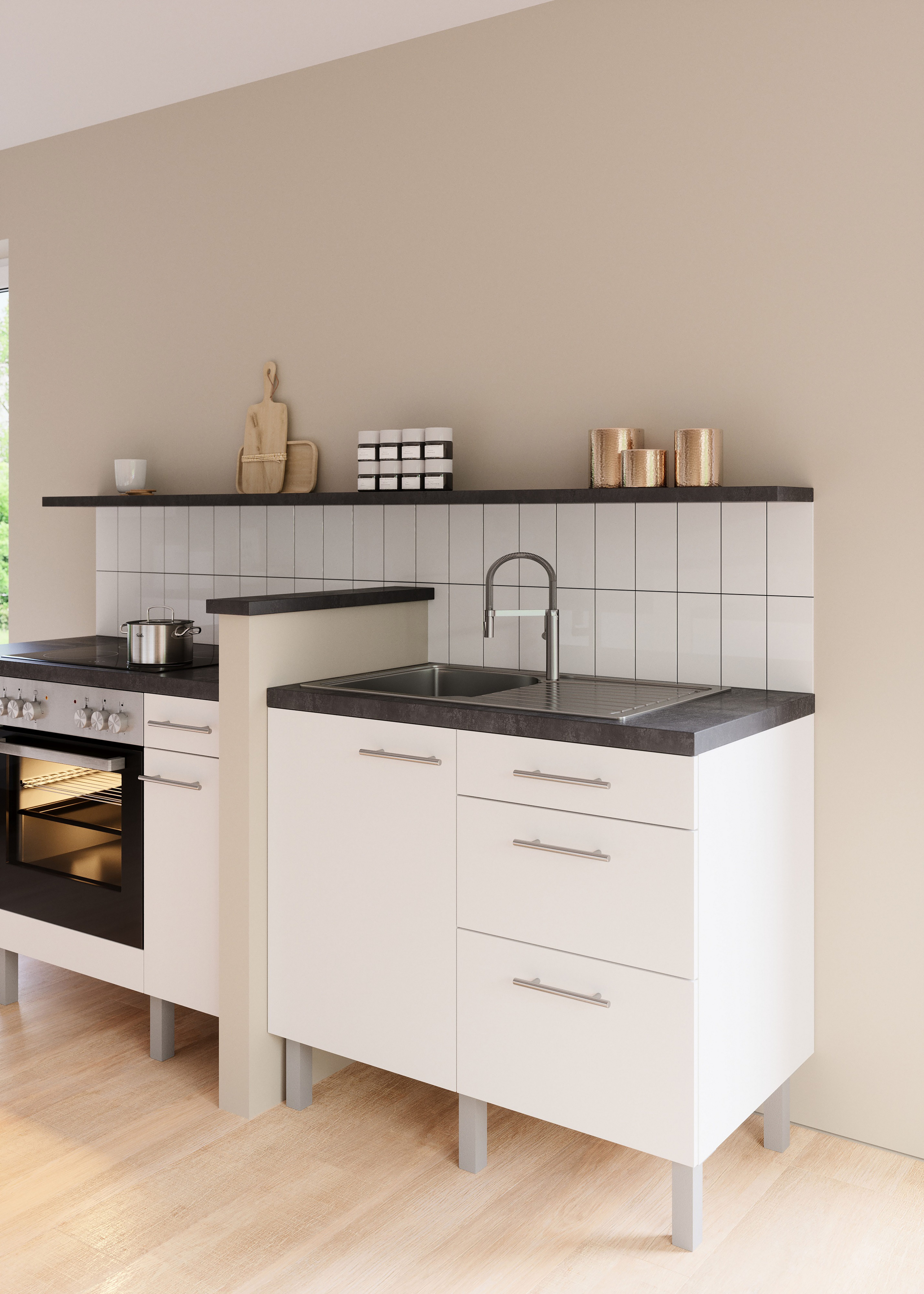 OPTIFIT Pantry keuken Lilly Breedte 100 cm